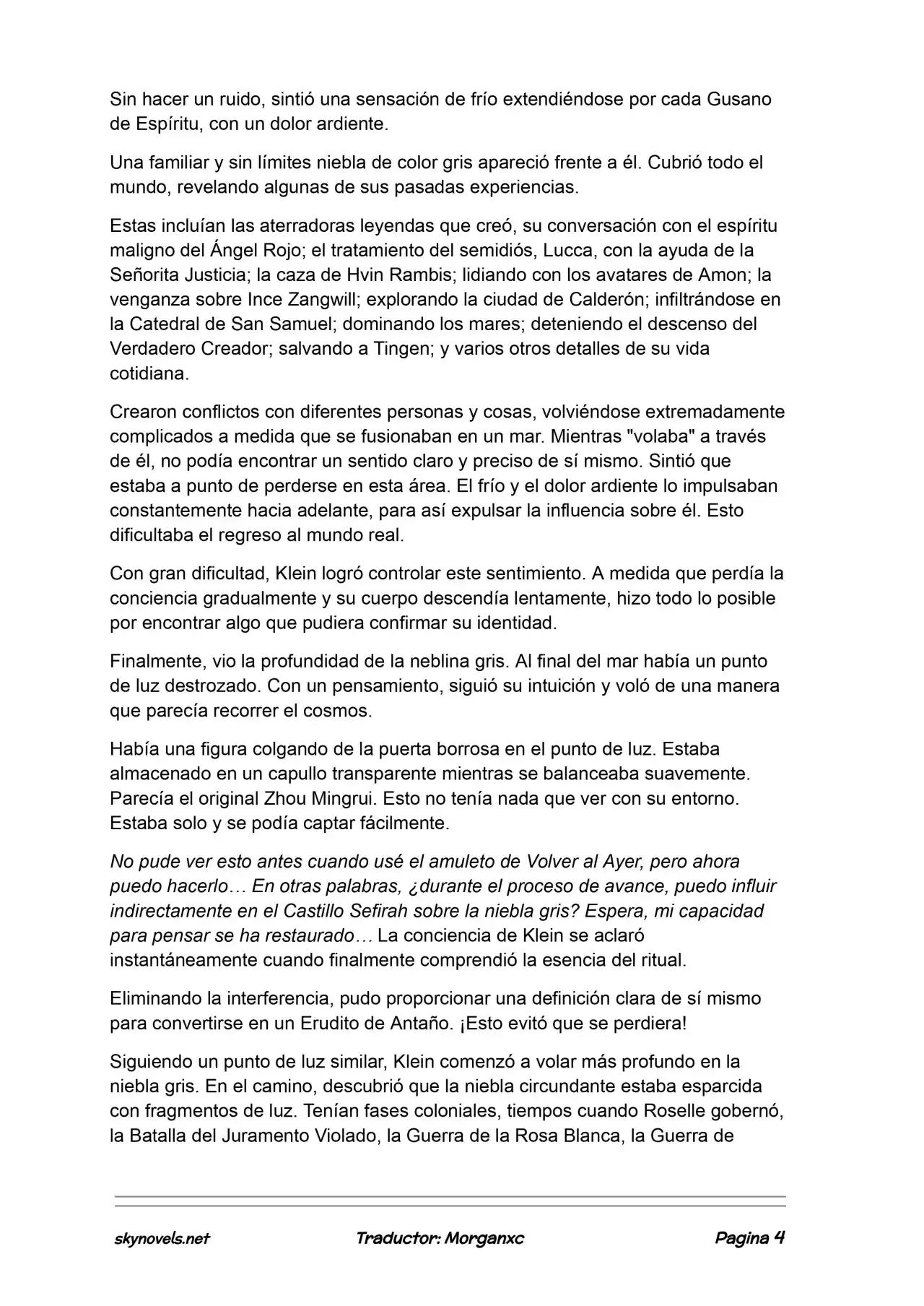 Lord Of The Mysteries (Novela) - Capítulo 1137 - Página 4 - LectorTMOo
