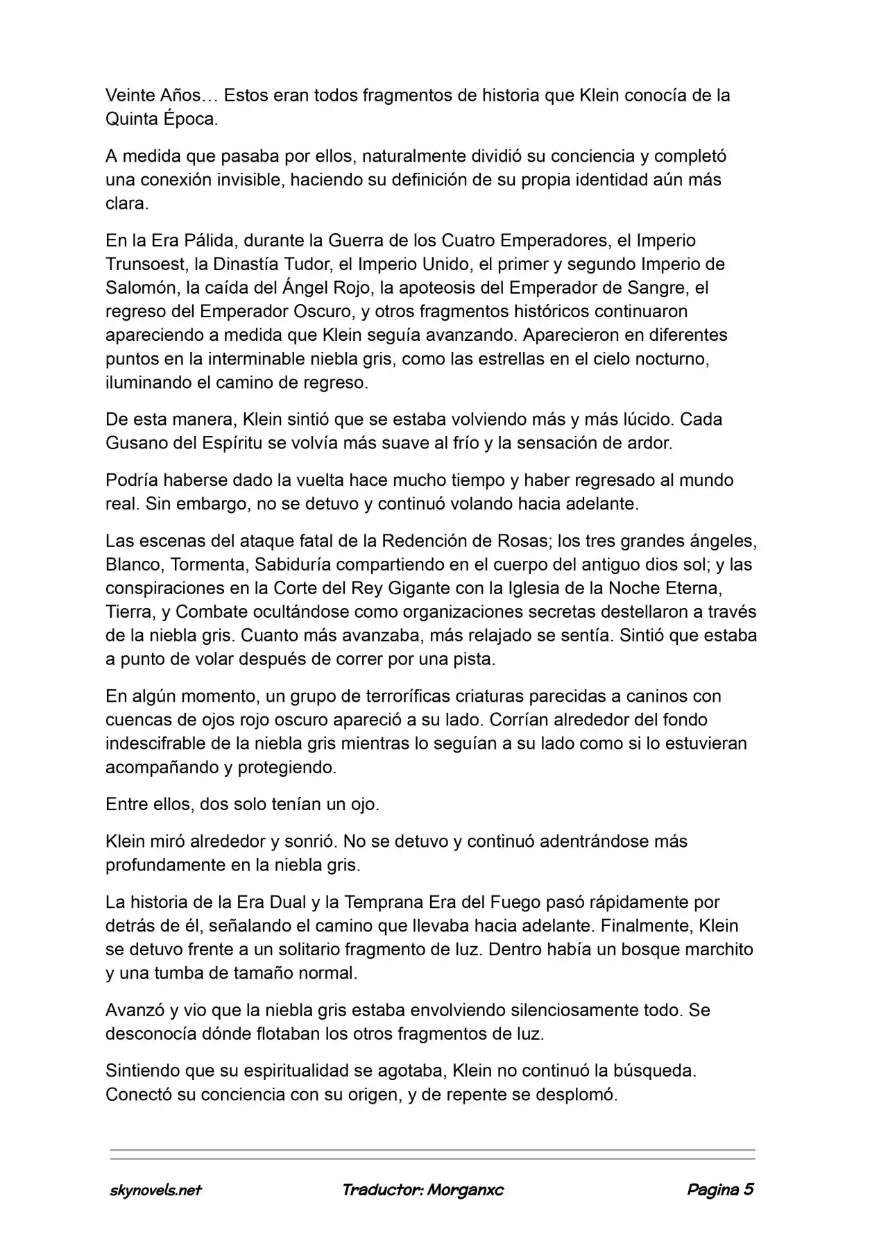 Lord Of The Mysteries (Novela) - Capítulo 1137 - Página 5 - LectorTMOo