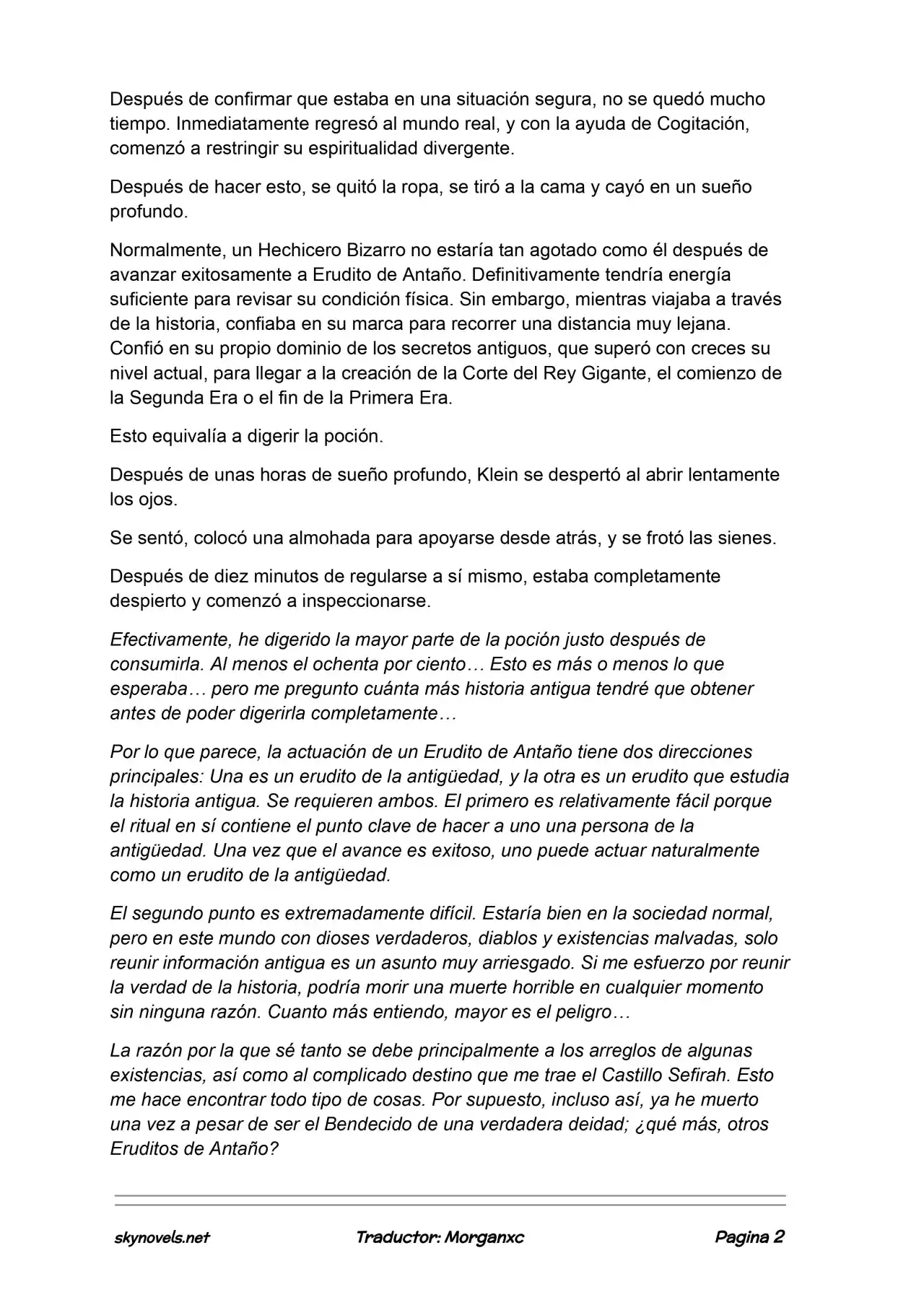 Lord Of The Mysteries (Novela) - Capítulo 1138 - Página 2 - LectorTMOo
