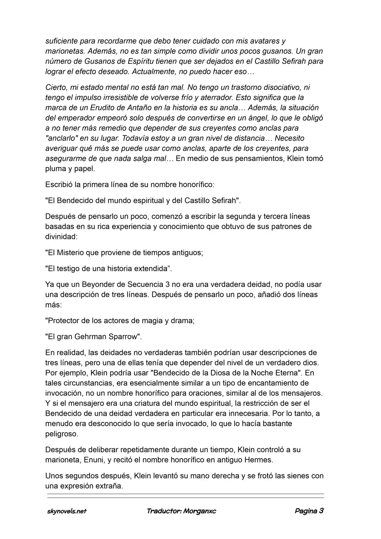 Lord Of The Mysteries (Novela) - Capítulo 1139 - Página 3 - LectorTMOo