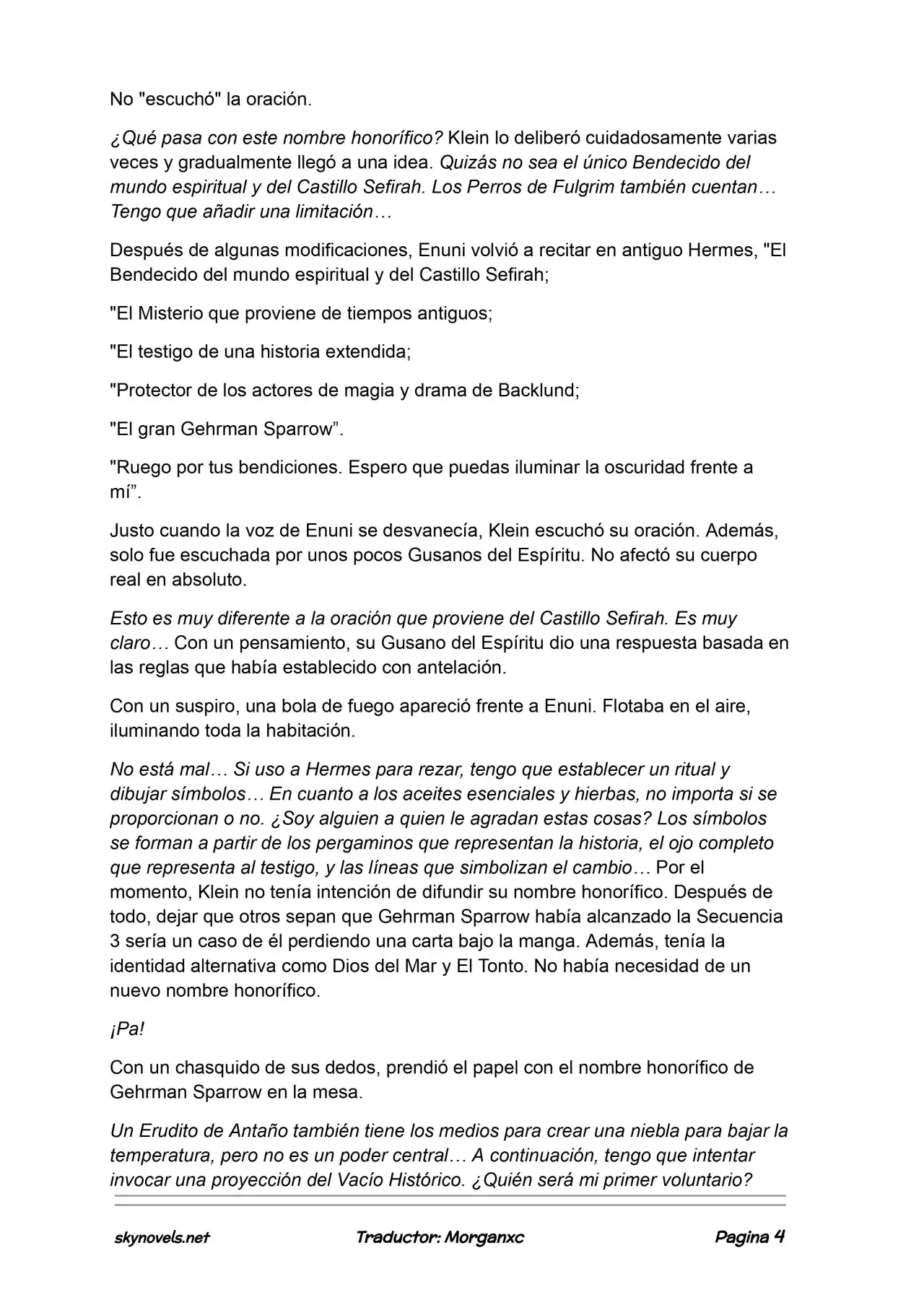 Lord Of The Mysteries (Novela) - Capítulo 1139 - Página 4 - LectorTMOo