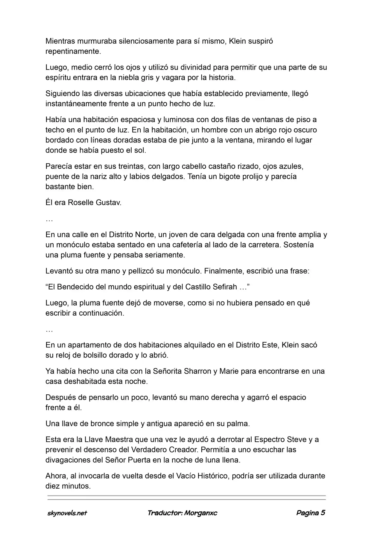 Lord Of The Mysteries (Novela) - Capítulo 1139 - Página 5 - LectorTMOo