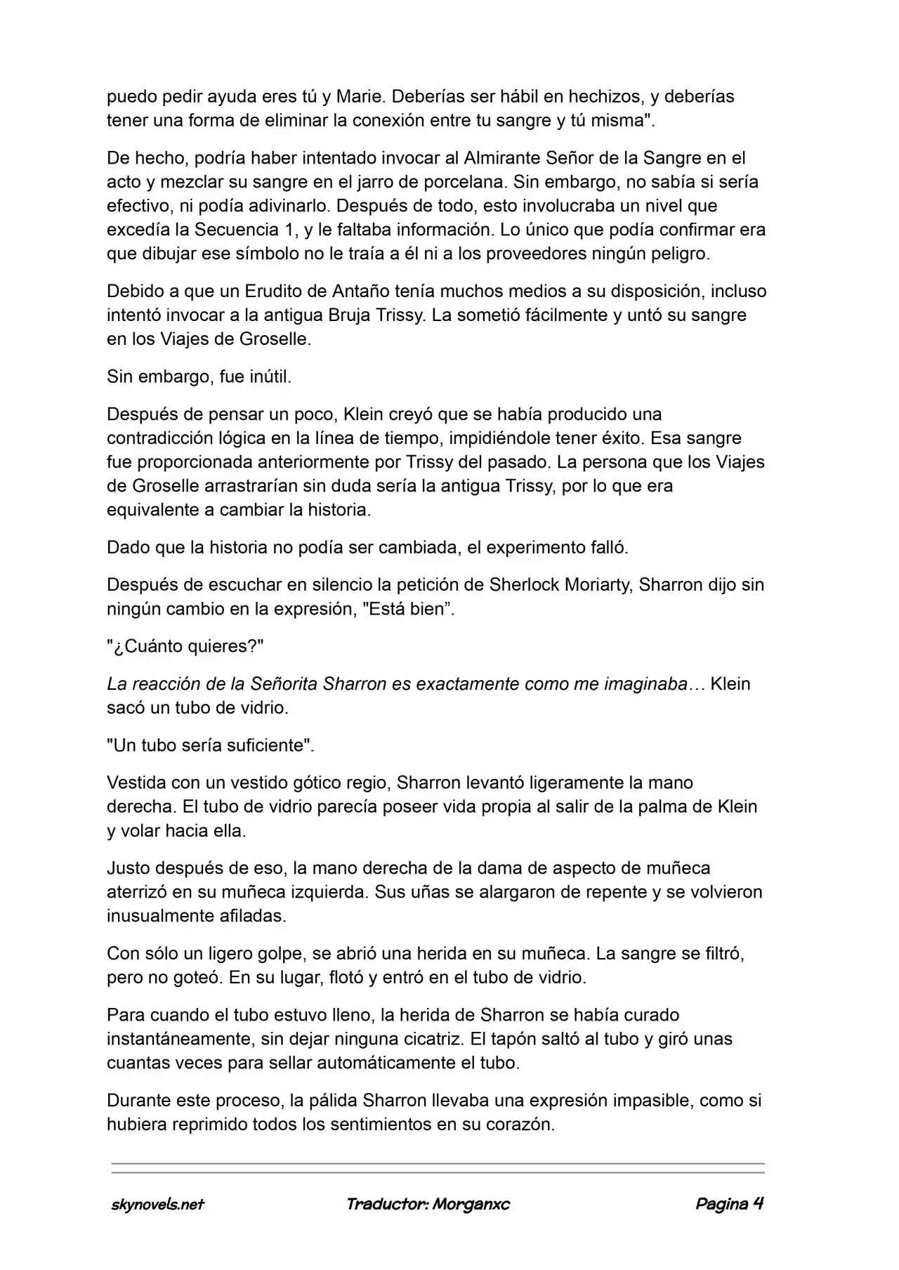 Lord Of The Mysteries (Novela) - Capítulo 1140 - Página 4 - LectorTMOo