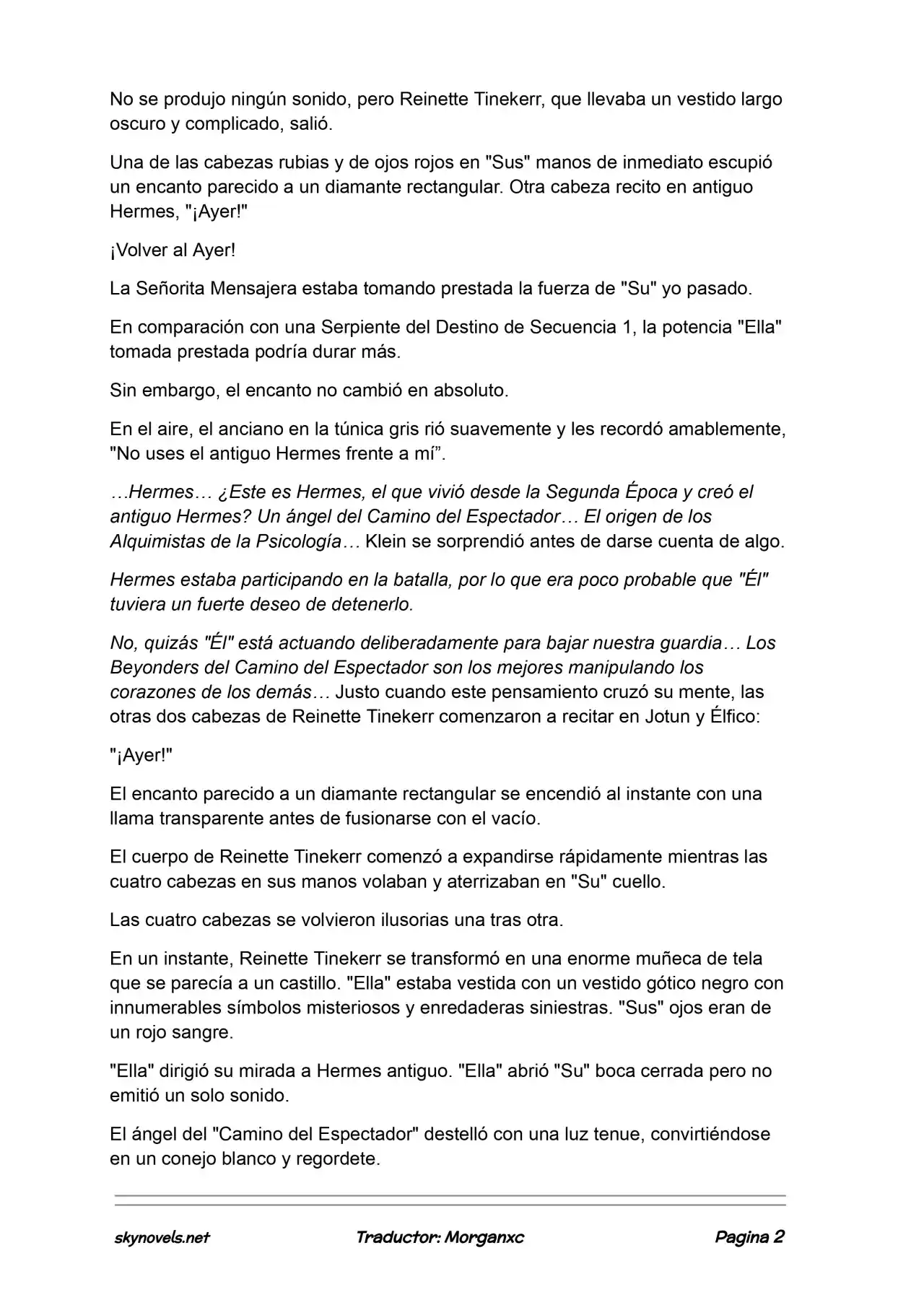 Lord Of The Mysteries (Novela) - Capítulo 1147 - Página 2 - LectorTMOo