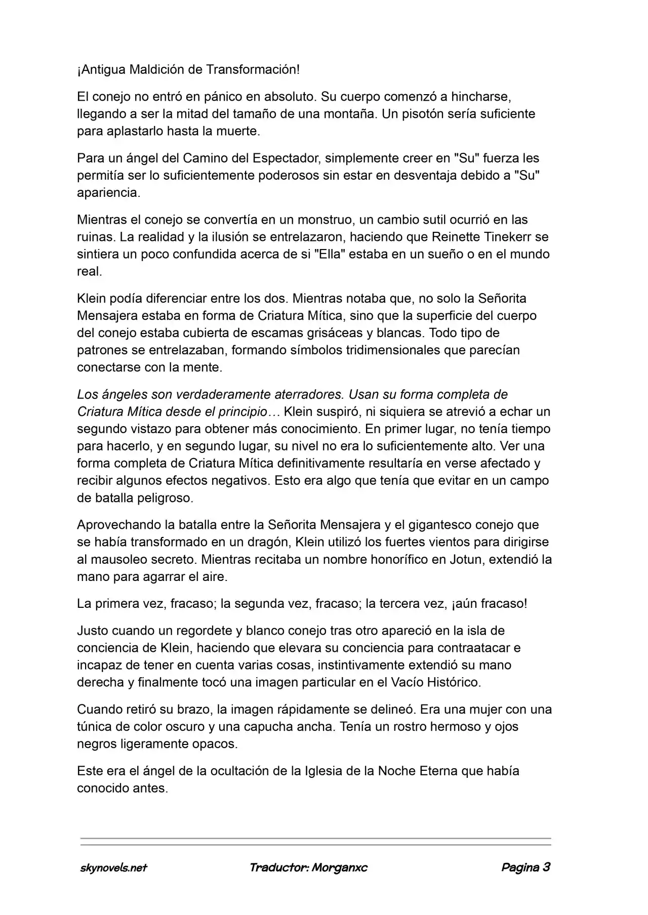Lord Of The Mysteries (Novela) - Capítulo 1147 - Página 3 - LectorTMOo