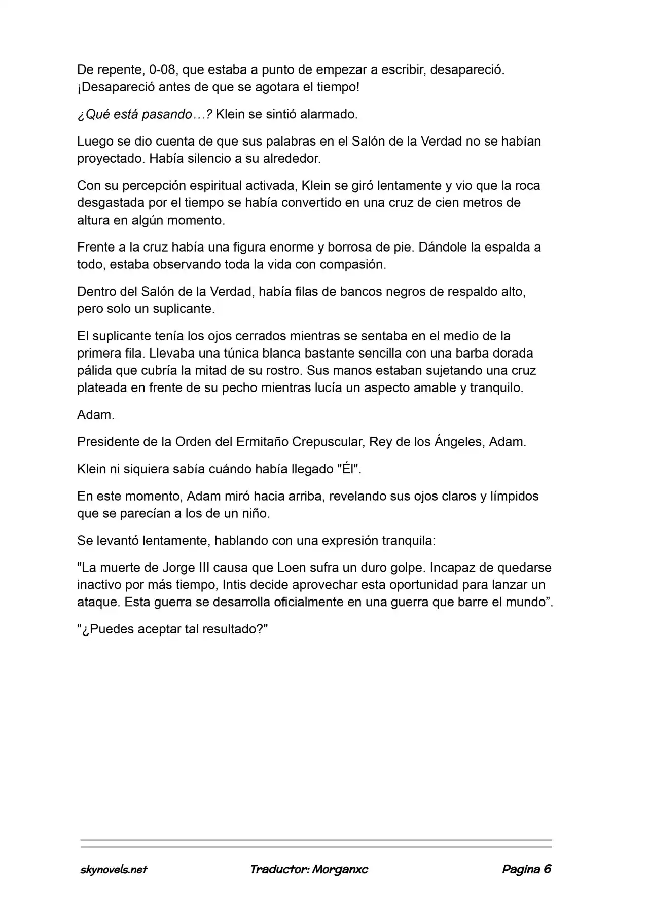 Lord Of The Mysteries (Novela) - Capítulo 1149 - Página 6 - LectorTMOo