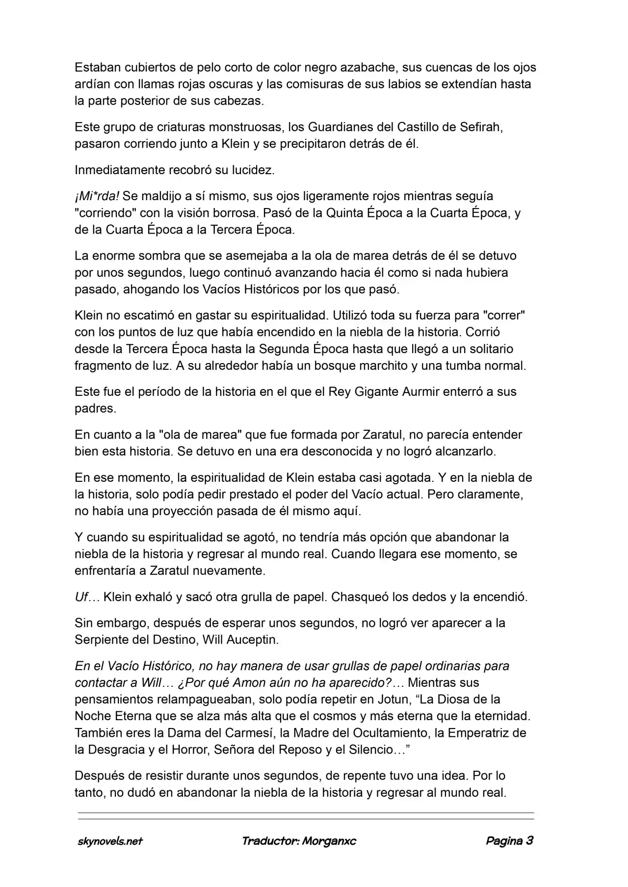 Lord Of The Mysteries (Novela) - Capítulo 1150 - Página 4 - LectorTMOo