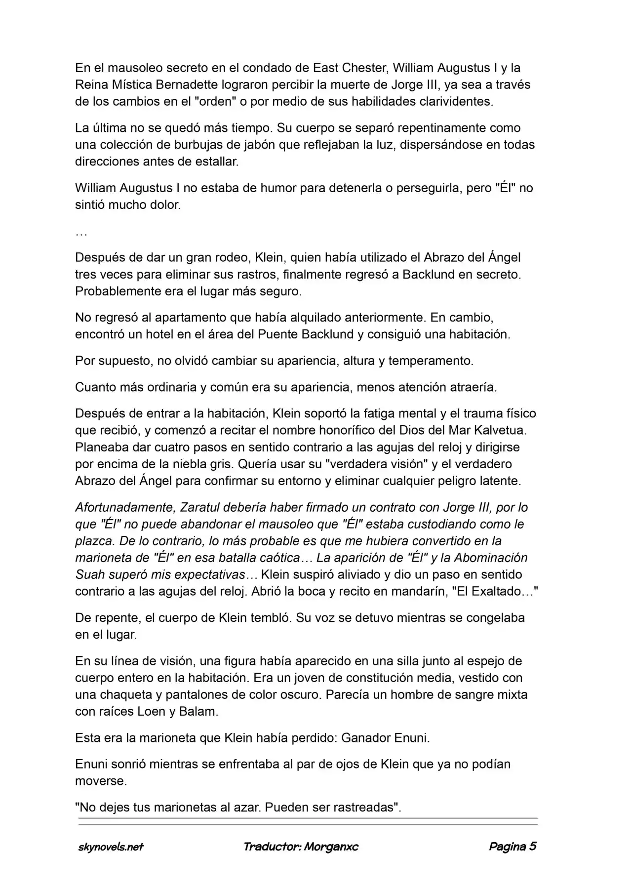 Lord Of The Mysteries (Novela) - Capítulo 1150 - Página 9 - LectorTMOo