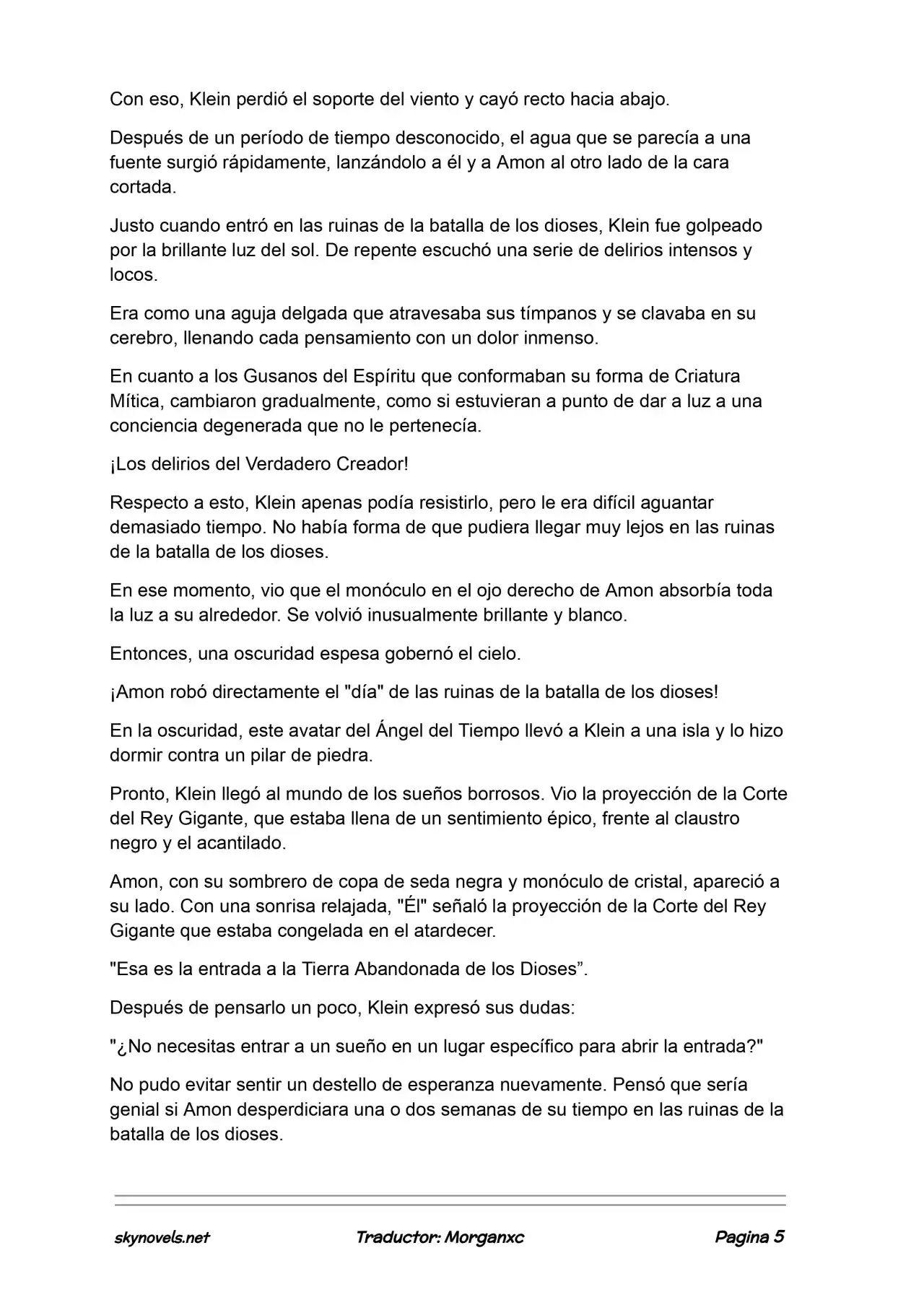 Lord Of The Mysteries (Novela) - Capítulo 1152 - Página 5 - LectorTMOo