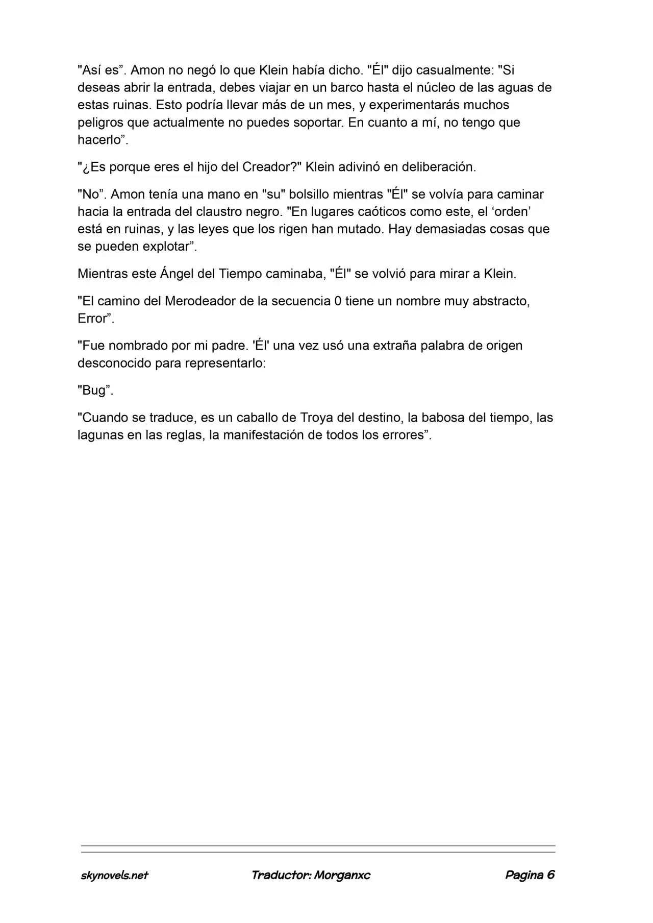 Lord Of The Mysteries (Novela) - Capítulo 1152 - Página 6 - LectorTMOo