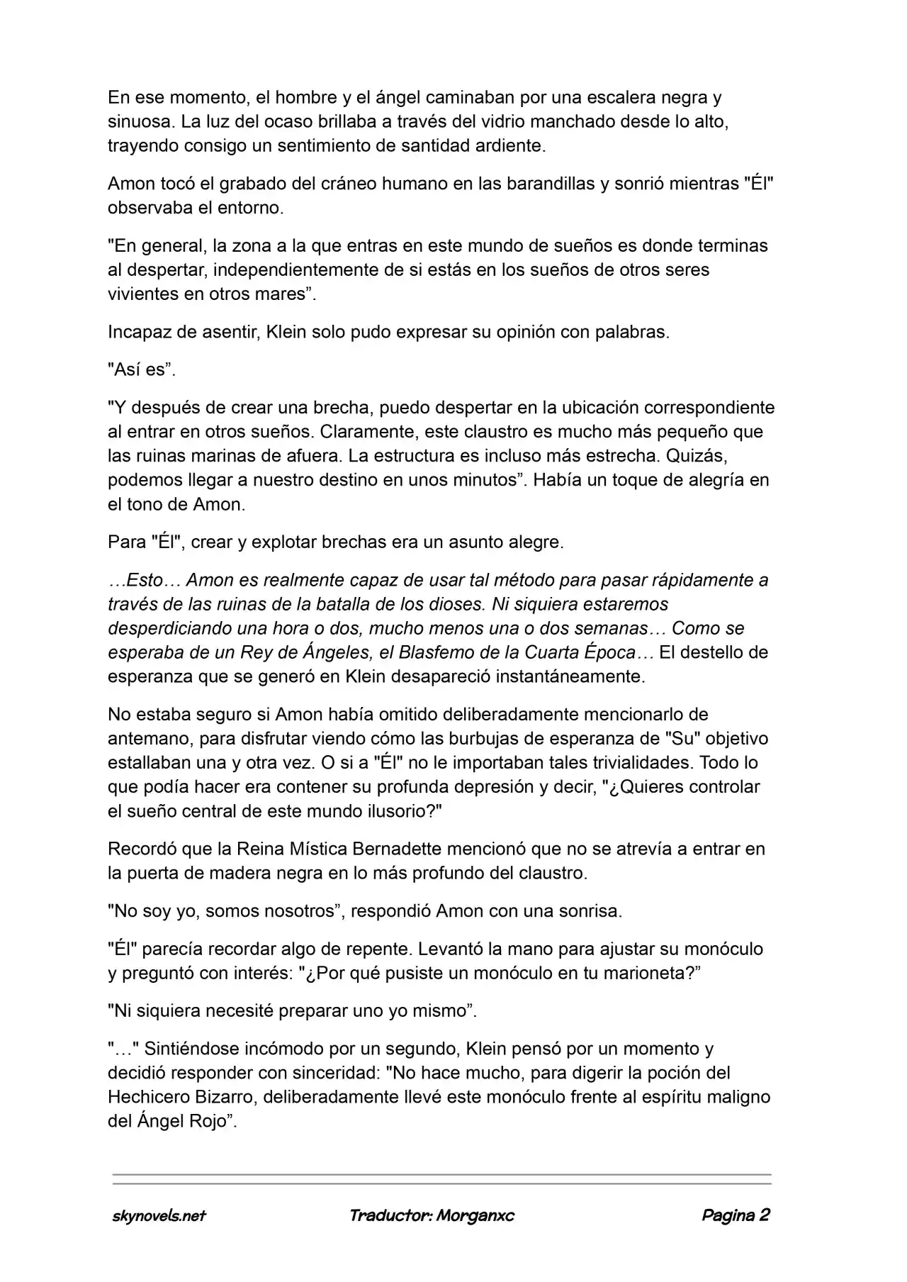 Lord Of The Mysteries (Novela) - Capítulo 1153 - Página 2 - LectorTMOo