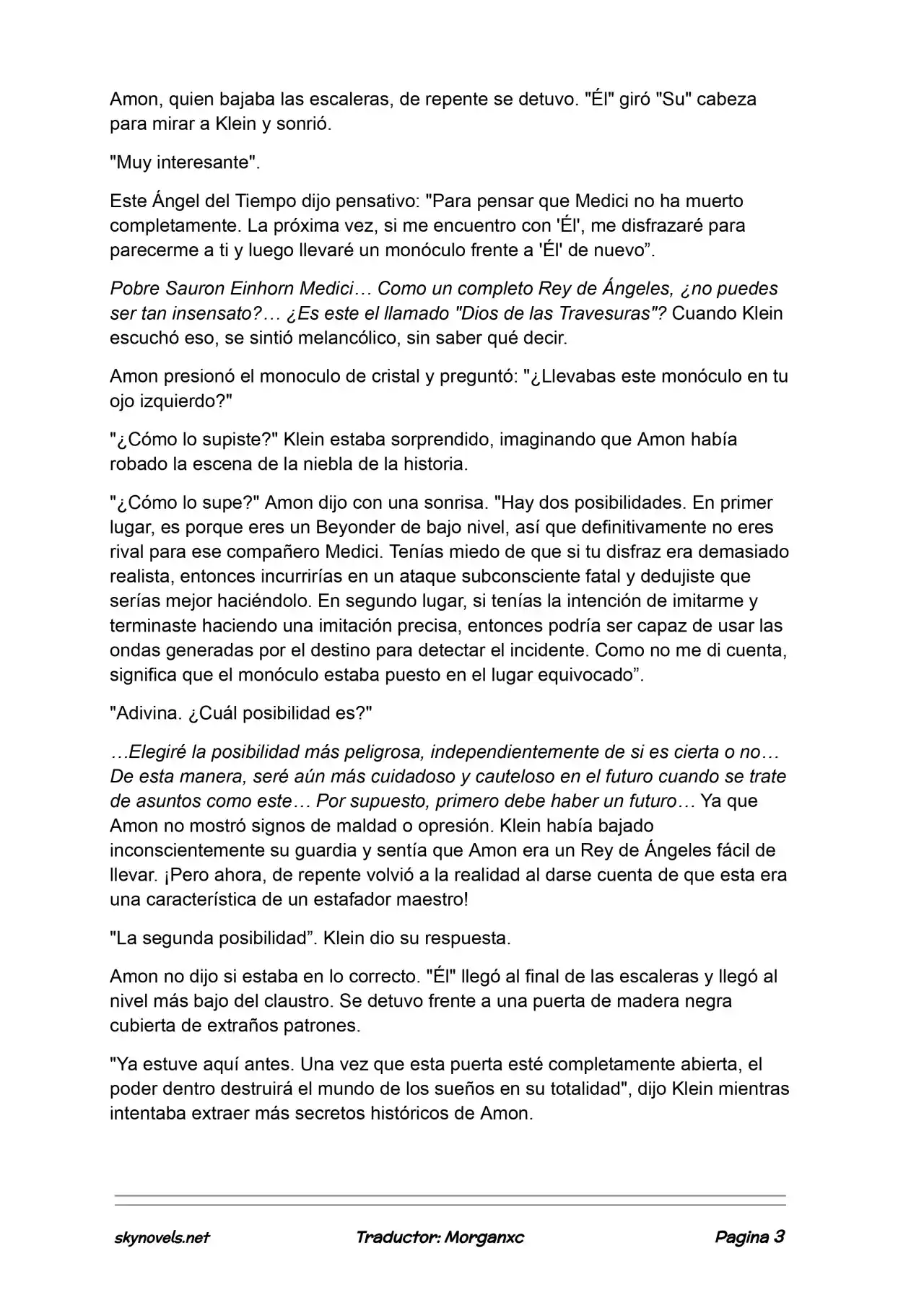 Lord Of The Mysteries (Novela) - Capítulo 1153 - Página 3 - LectorTMOo