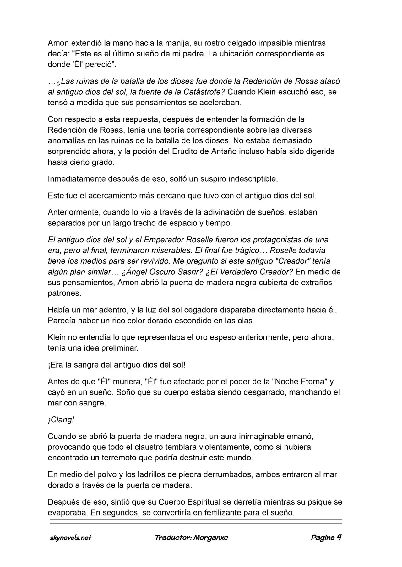 Lord Of The Mysteries (Novela) - Capítulo 1153 - Página 4 - LectorTMOo