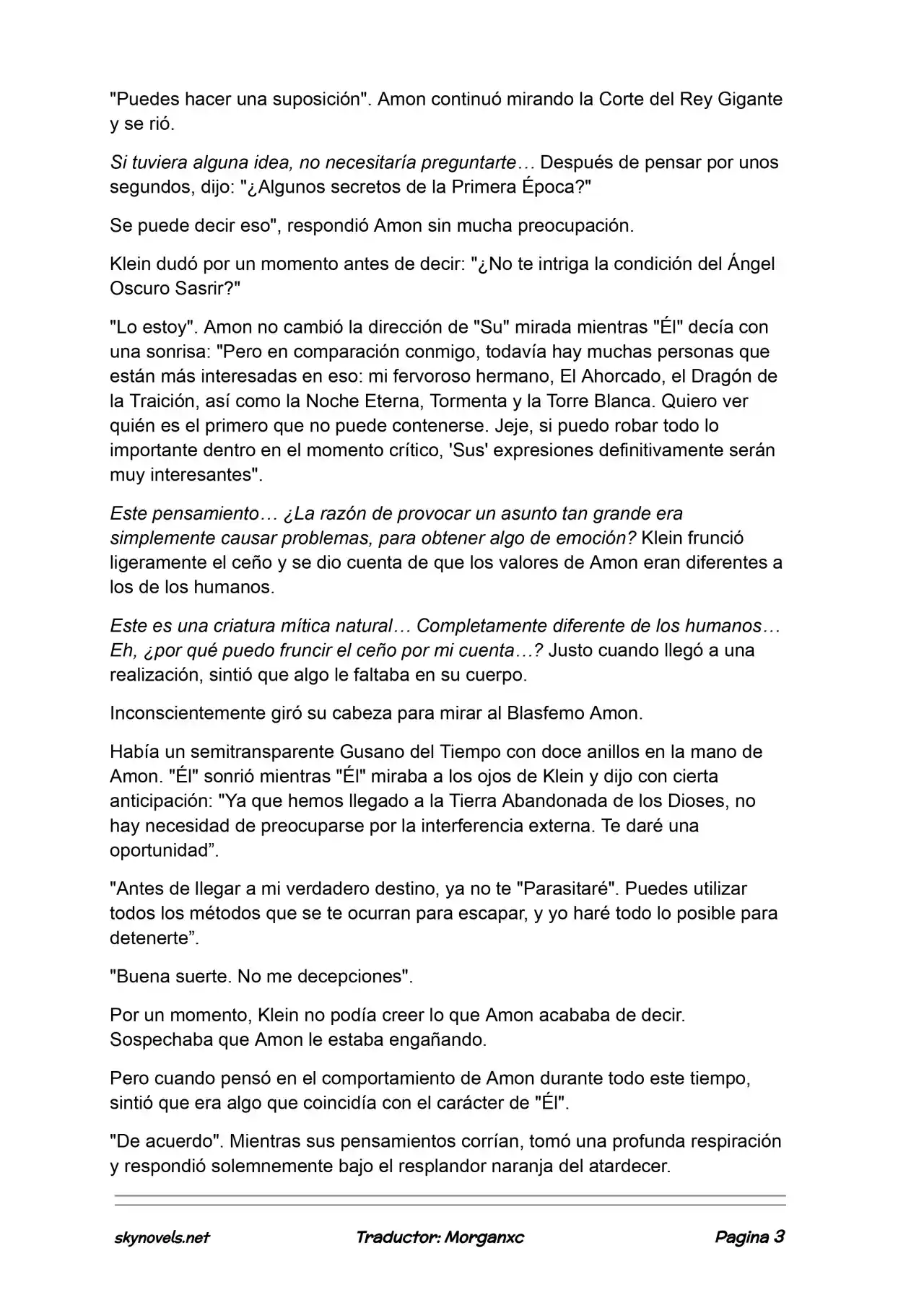 Lord Of The Mysteries (Novela) - Capítulo 1154 - Página 3 - LectorTMOo