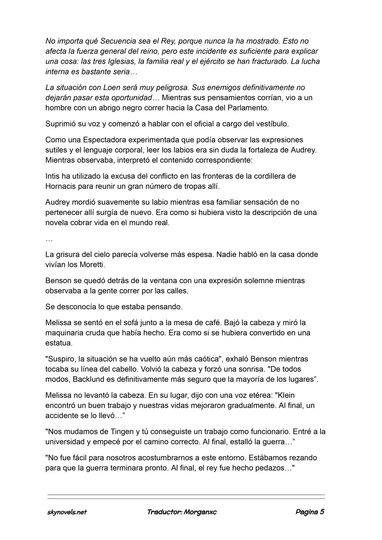 Lord Of The Mysteries (Novela) - Capítulo 1154 - Página 5 - LectorTMOo