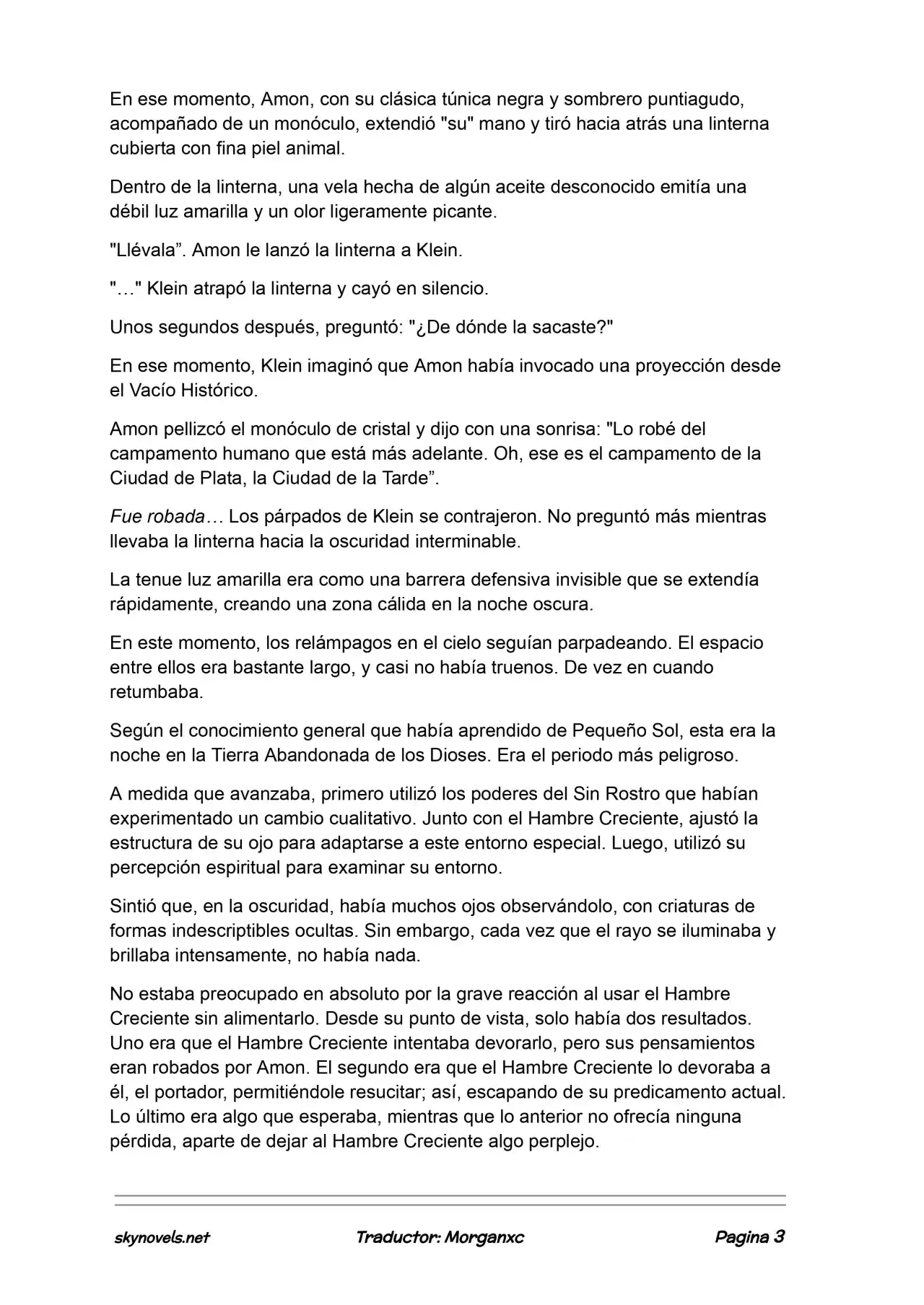Lord Of The Mysteries (Novela) - Capítulo 1155 - Página 3 - LectorTMOo