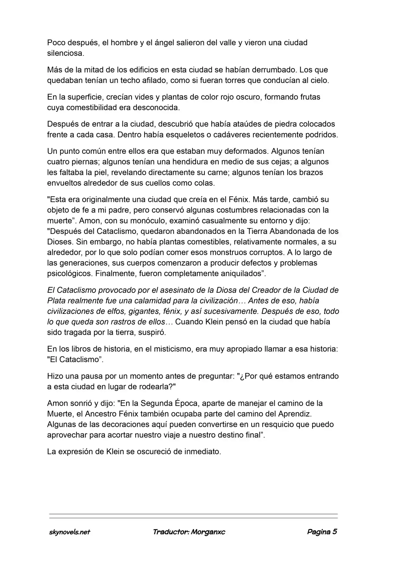 Lord Of The Mysteries (Novela) - Capítulo 1159 - Página 5 - LectorTMOo