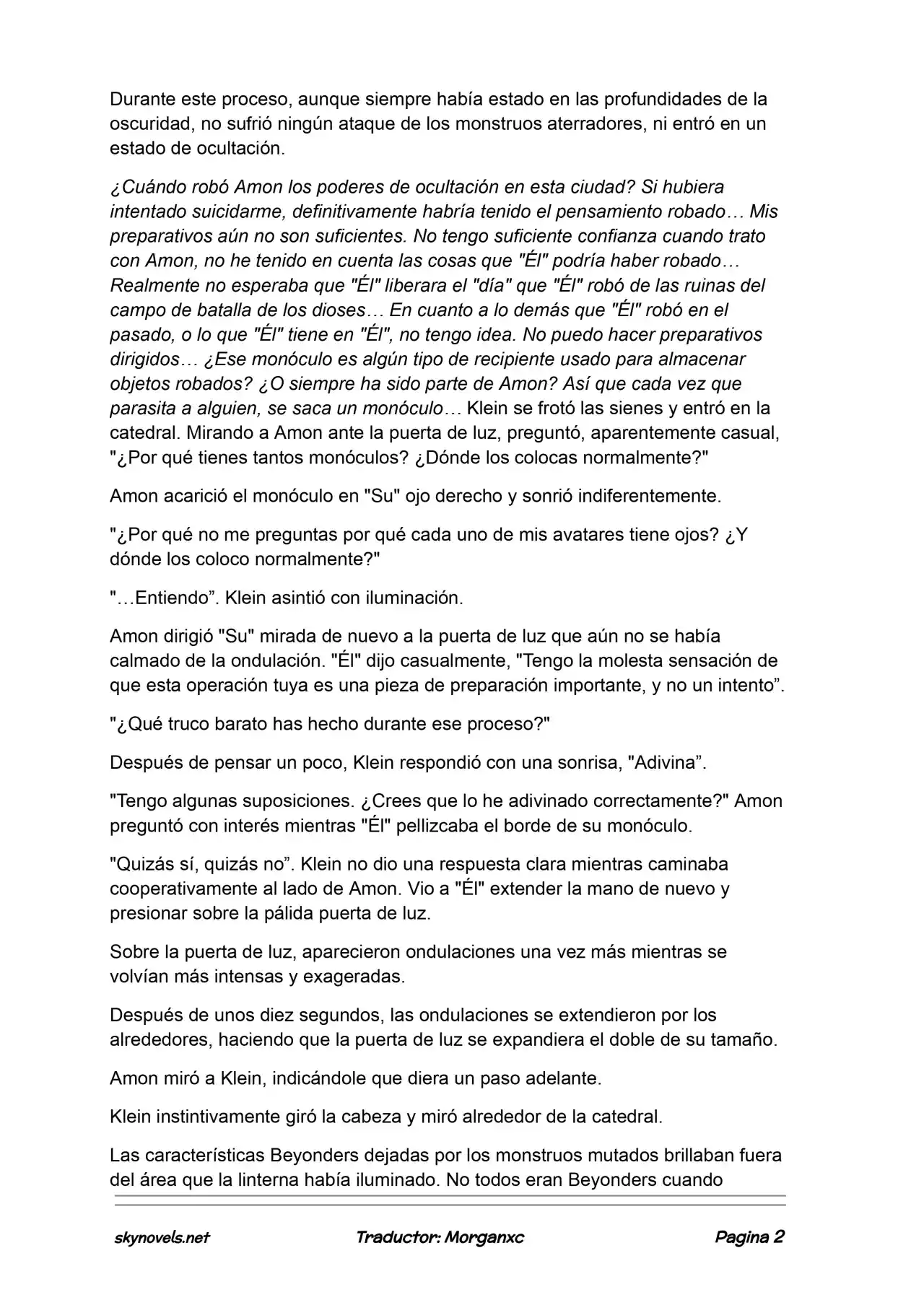 Lord Of The Mysteries (Novela) - Capítulo 1161 - Página 2 - LectorTMOo