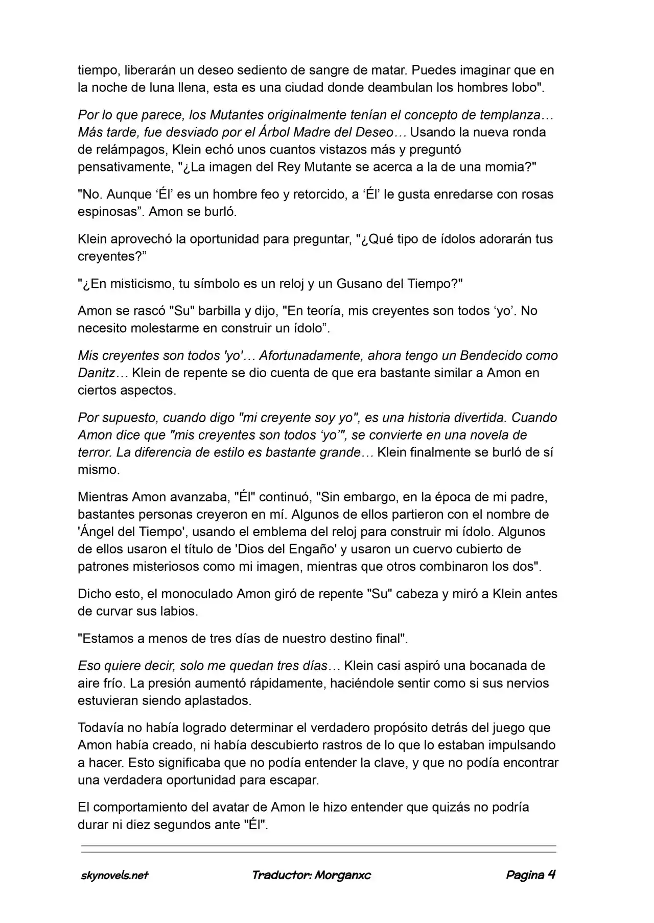 Lord Of The Mysteries (Novela) - Capítulo 1161 - Página 4 - LectorTMOo