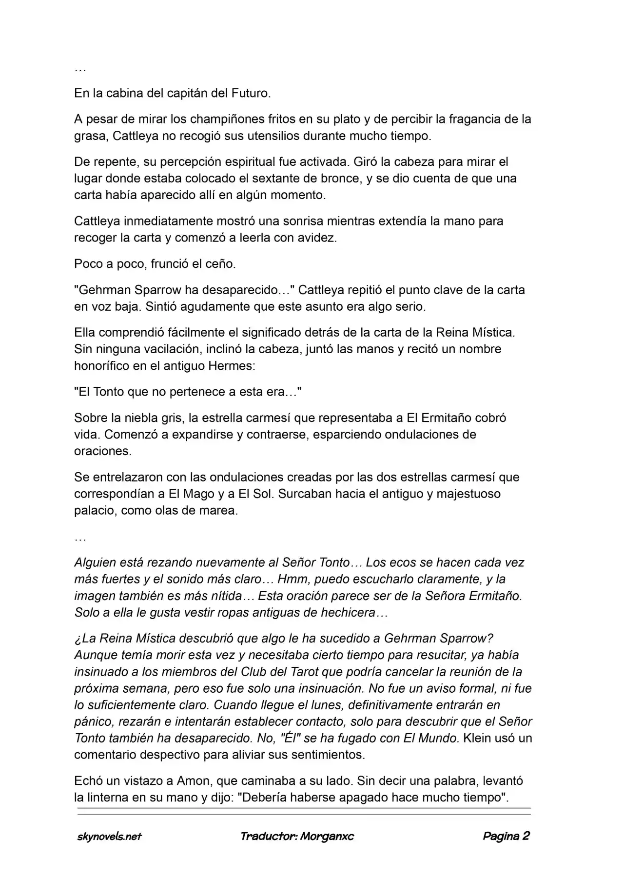 Lord Of The Mysteries (Novela) - Capítulo 1162 - Página 2 - LectorTMOo