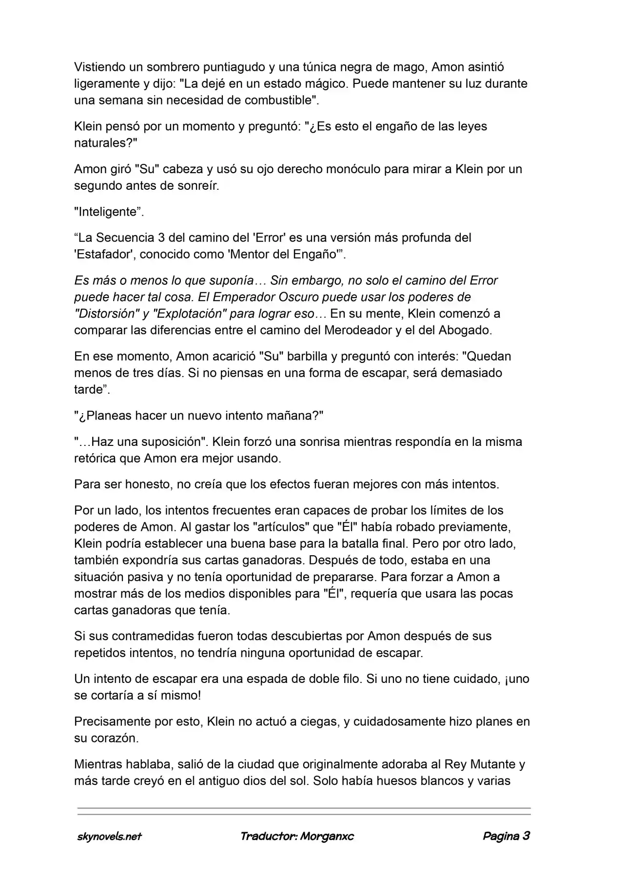 Lord Of The Mysteries (Novela) - Capítulo 1162 - Página 3 - LectorTMOo