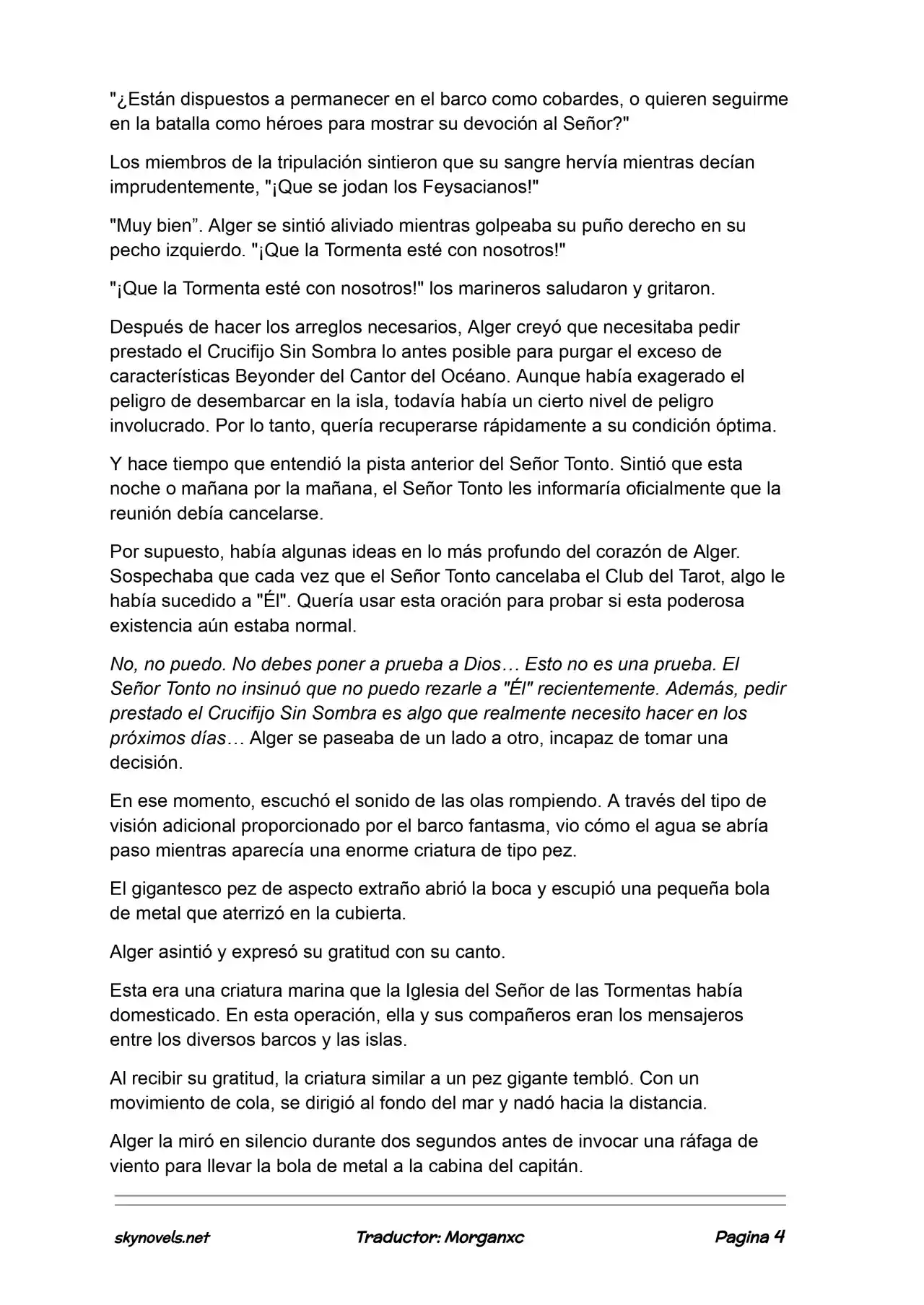 Lord Of The Mysteries (Novela) - Capítulo 1163 - Página 4 - LectorTMOo