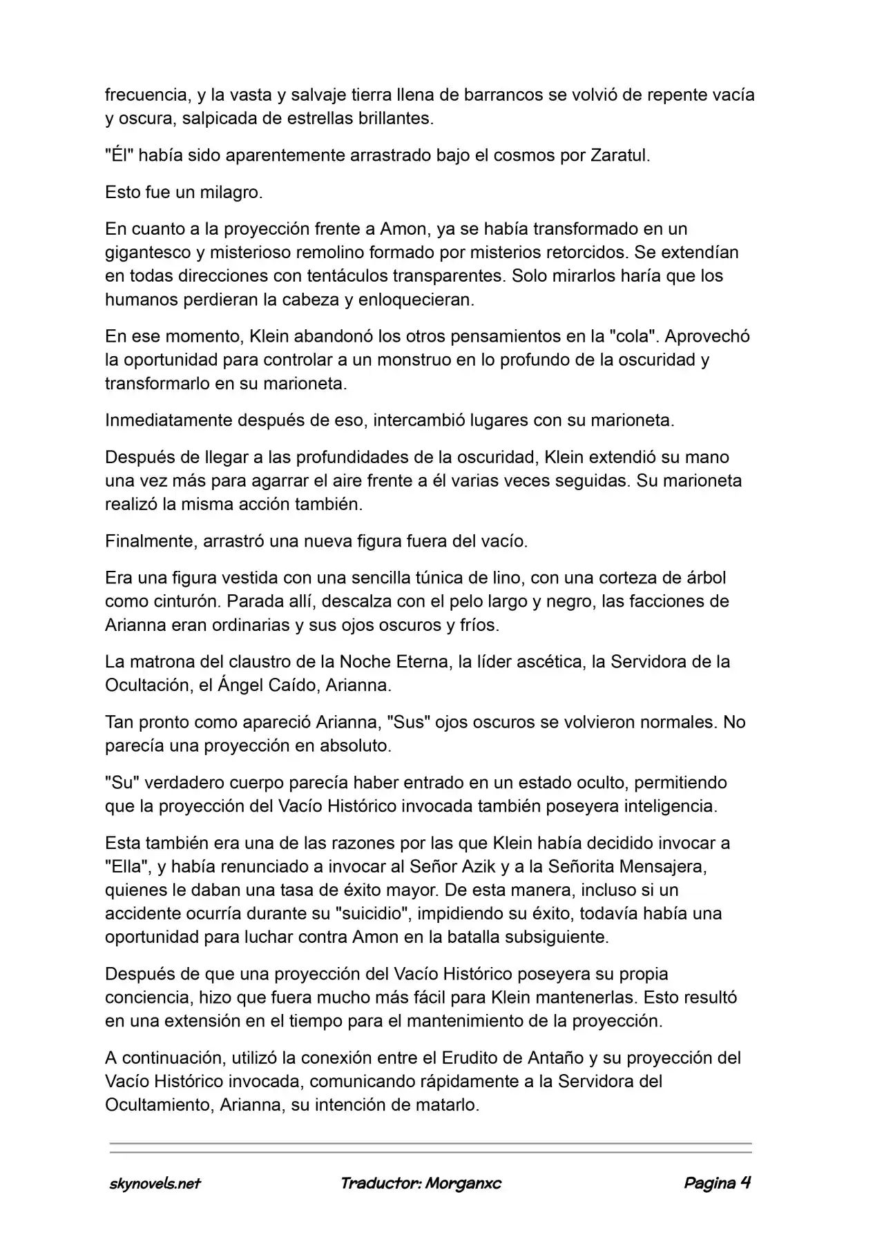 Lord Of The Mysteries (Novela) - Capítulo 1164 - Página 4 - LectorTMOo