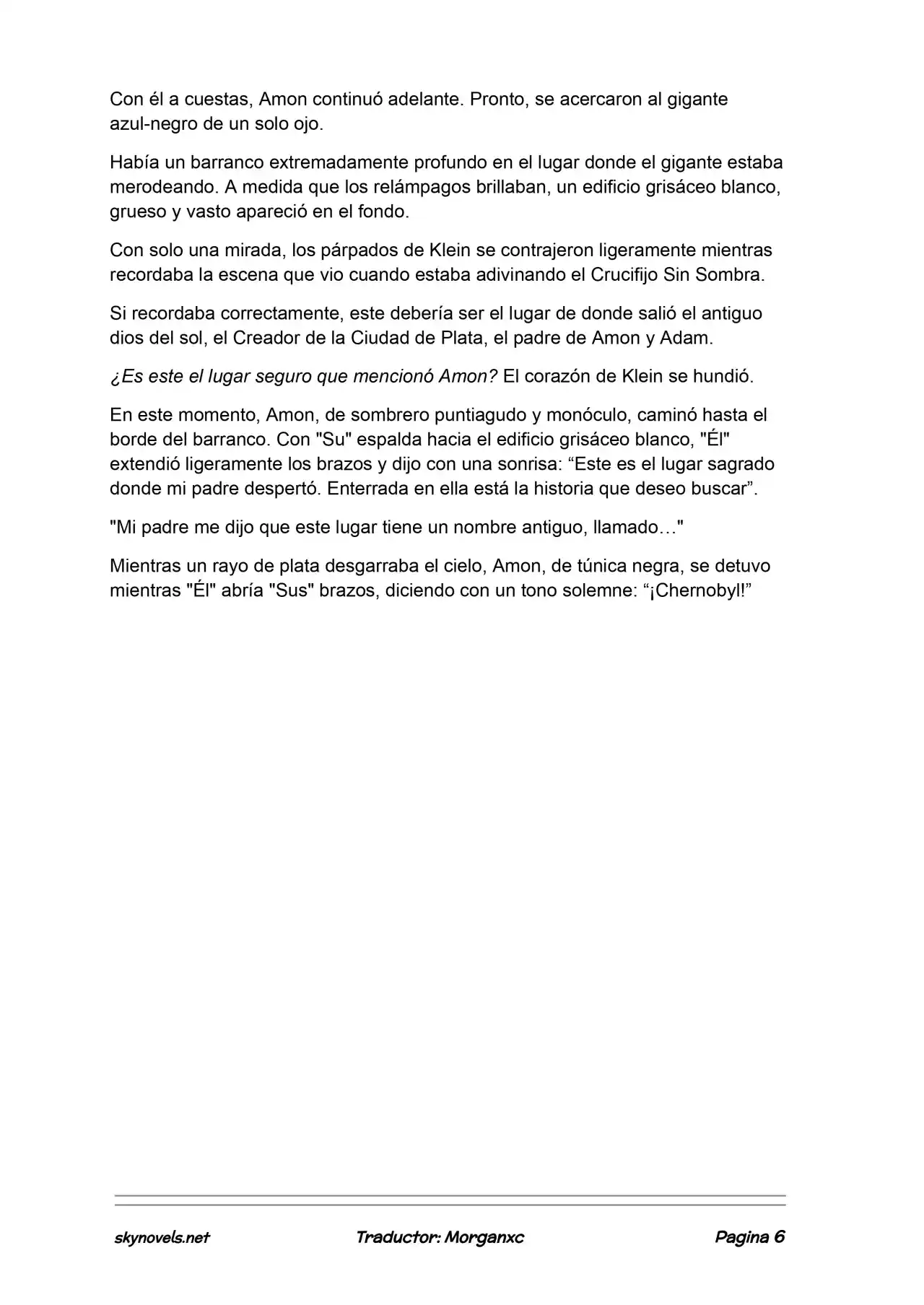 Lord Of The Mysteries (Novela) - Capítulo 1166 - Página 6 - LectorTMOo