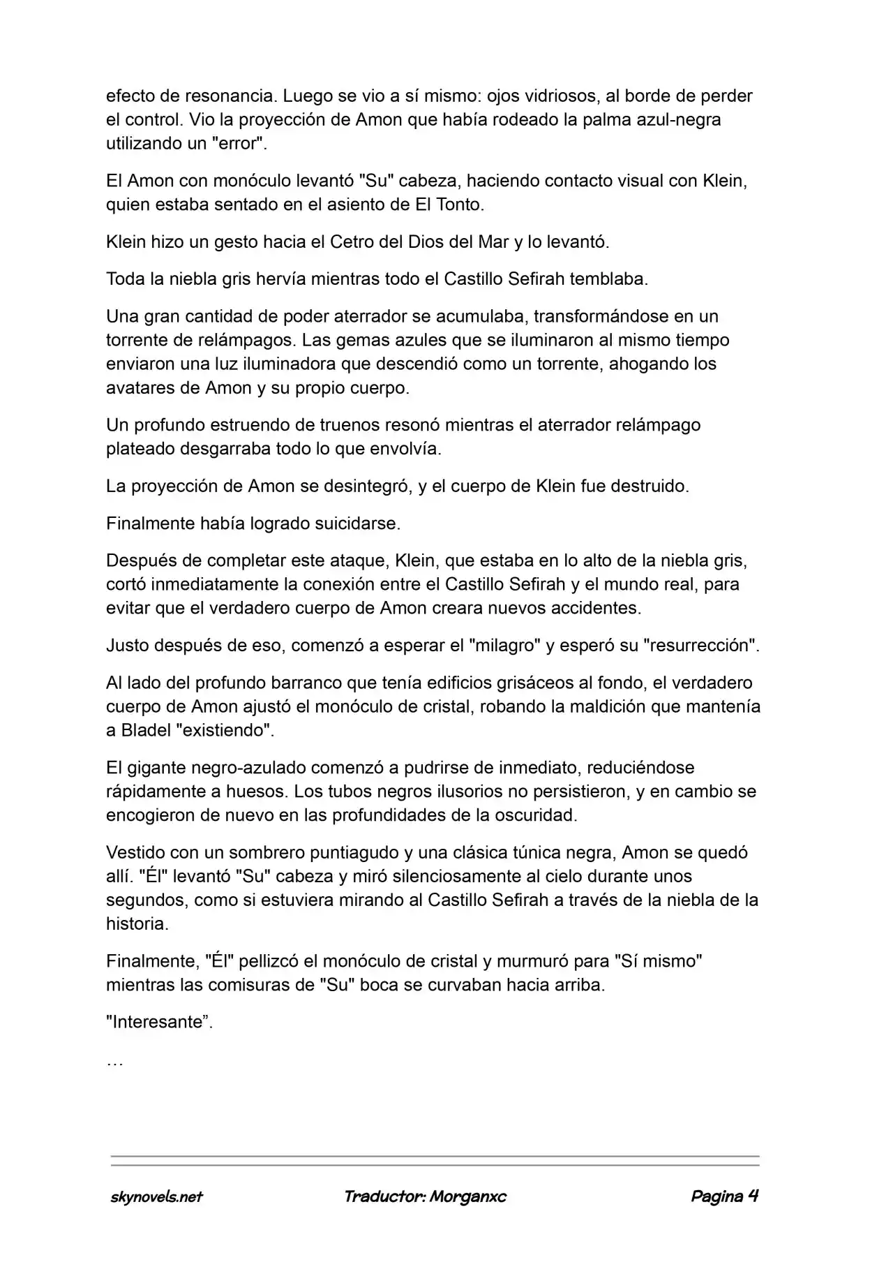 Lord Of The Mysteries (Novela) - Capítulo 1168 - Página 4 - LectorTMOo