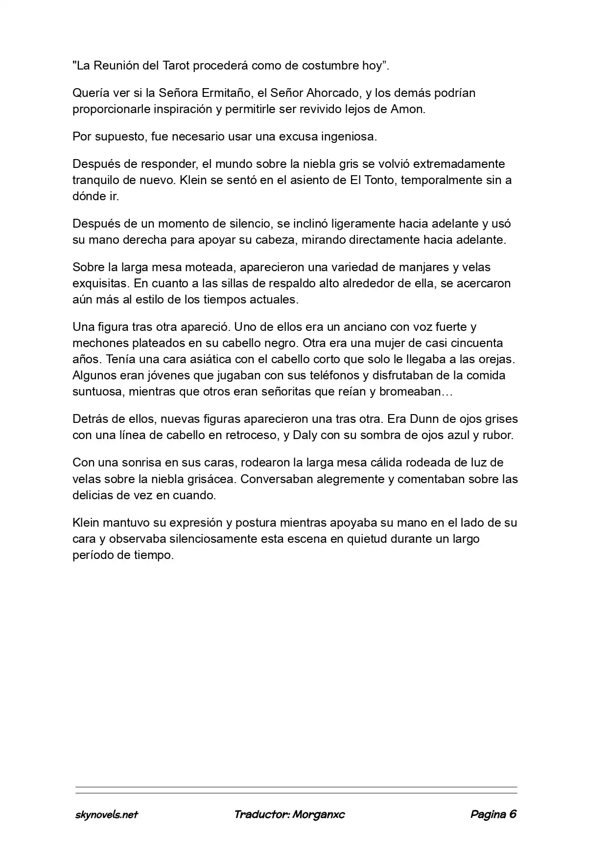 Lord Of The Mysteries (Novela) - Capítulo 1169 - Página 6 - LectorTMOo