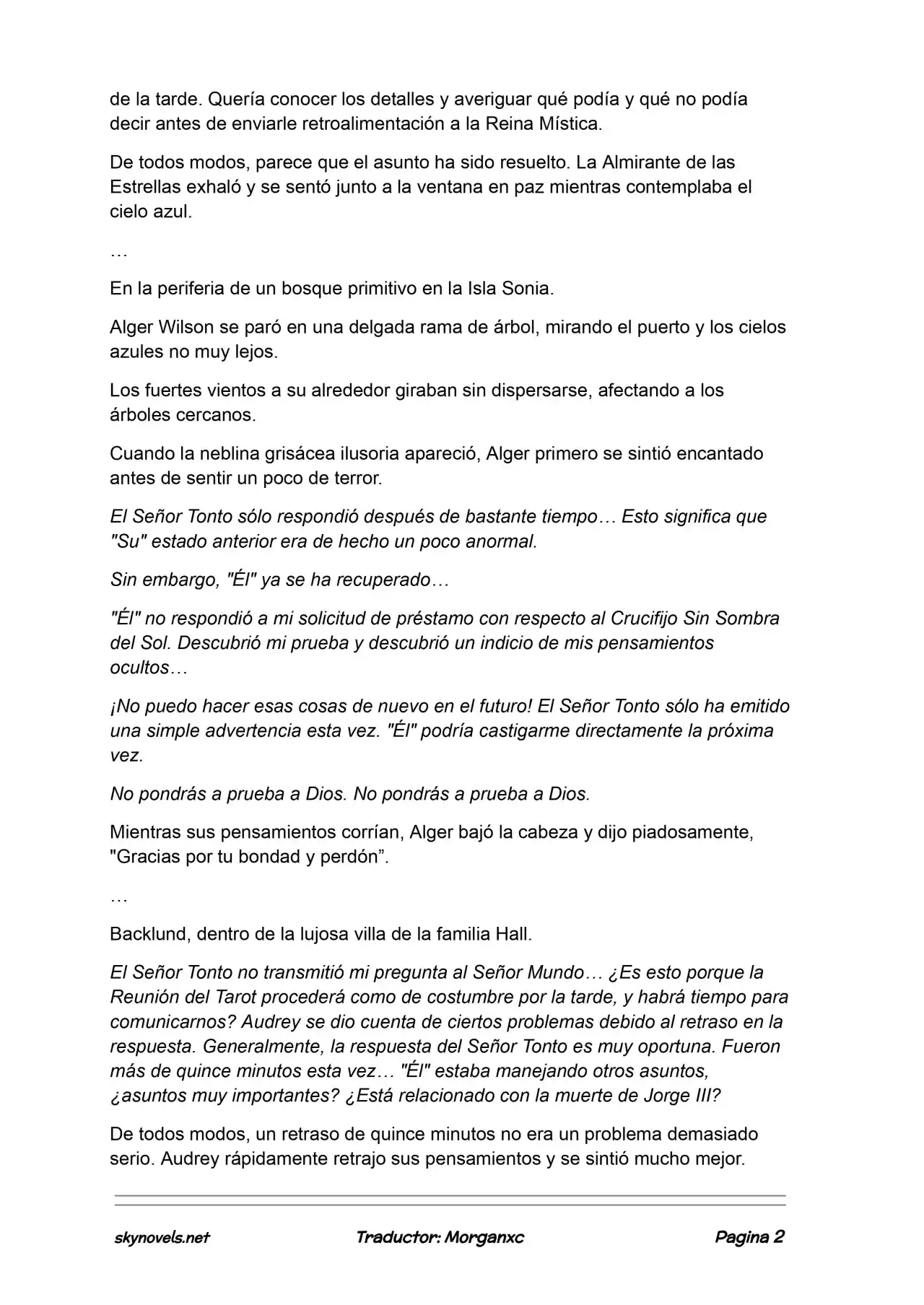 Lord Of The Mysteries (Novela) - Capítulo 1170 - Página 2 - LectorTMOo