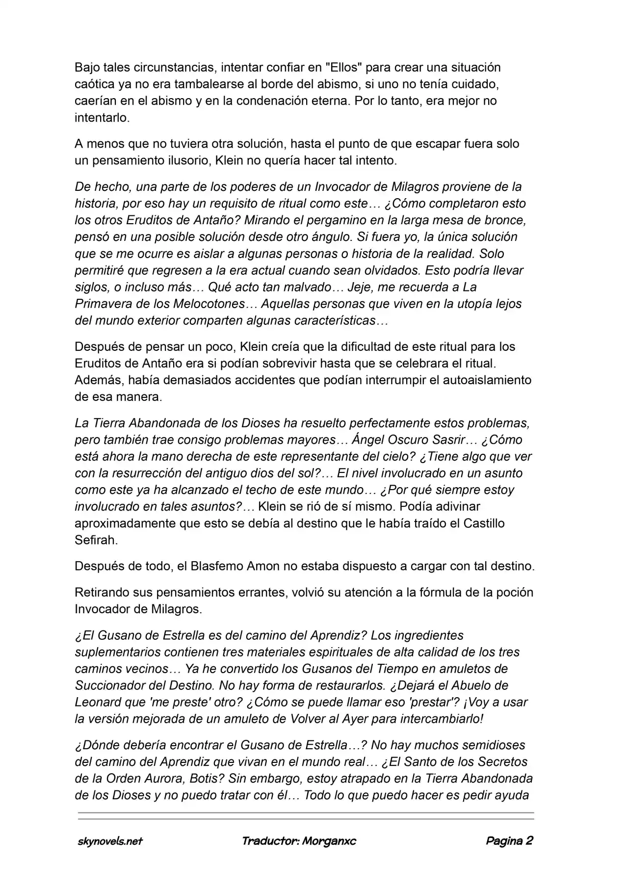 Lord Of The Mysteries (Novela) - Capítulo 1171 - Página 2 - LectorTMOo