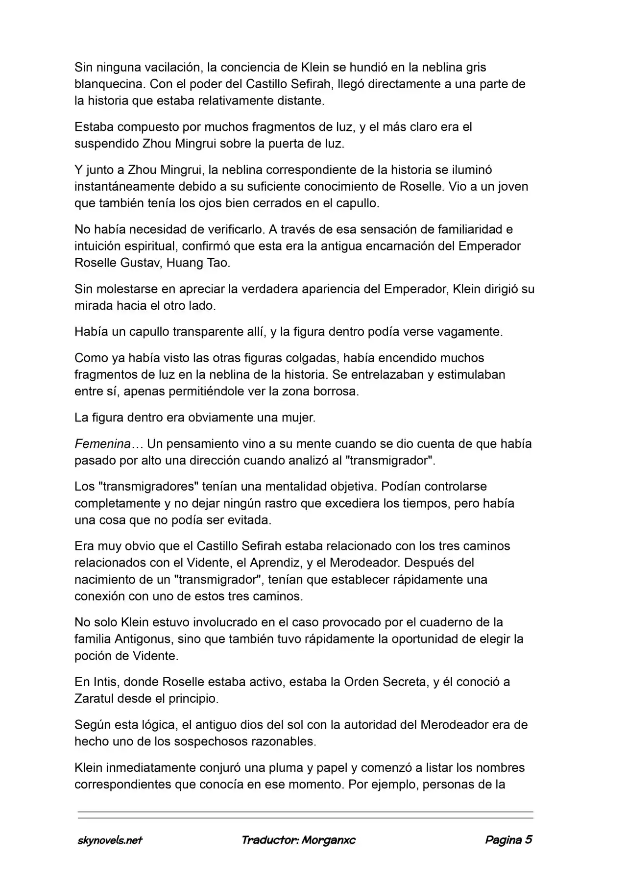Lord Of The Mysteries (Novela) - Capítulo 1171 - Página 5 - LectorTMOo
