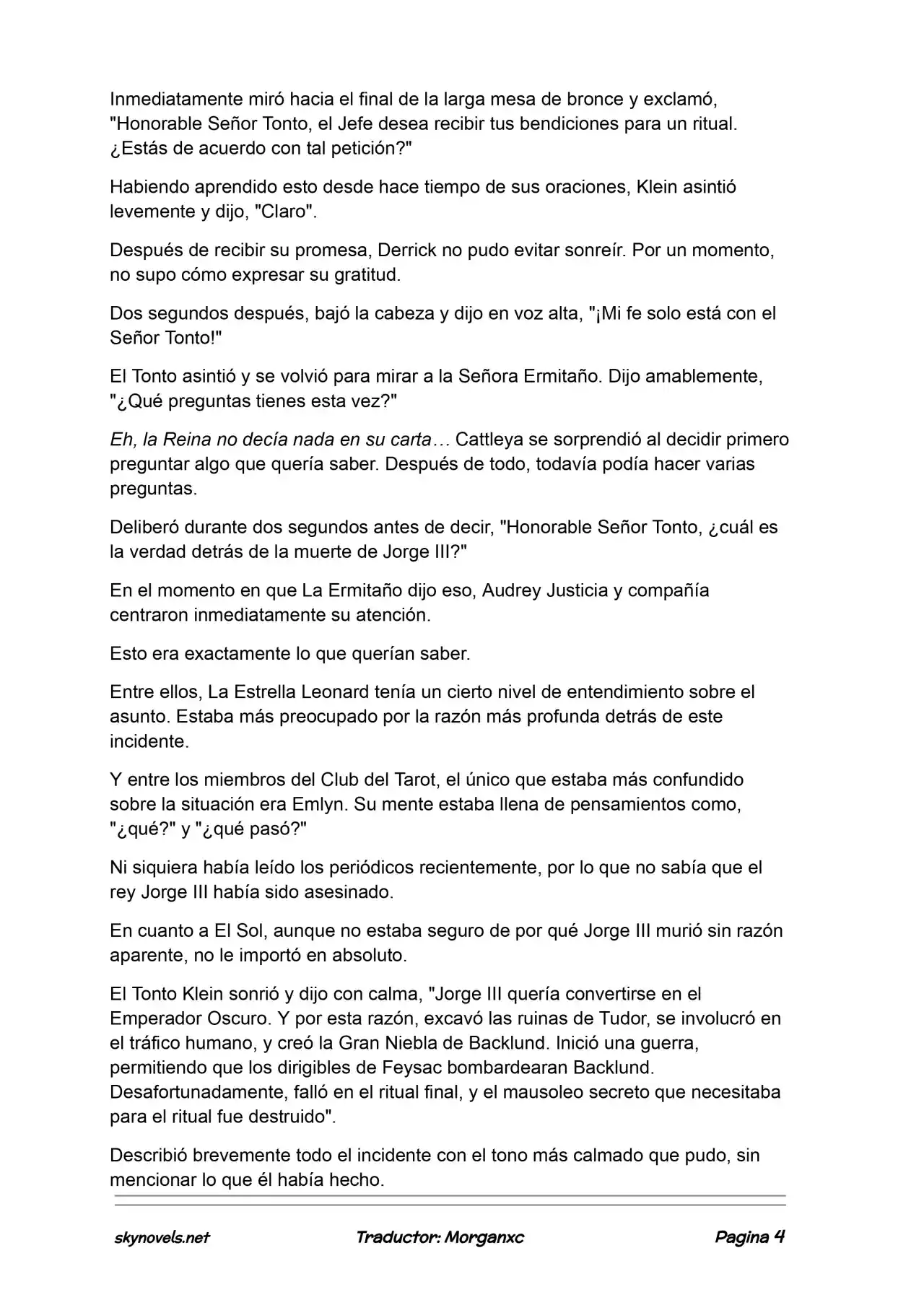 Lord Of The Mysteries (Novela) - Capítulo 1172 - Página 4 - LectorTMOo