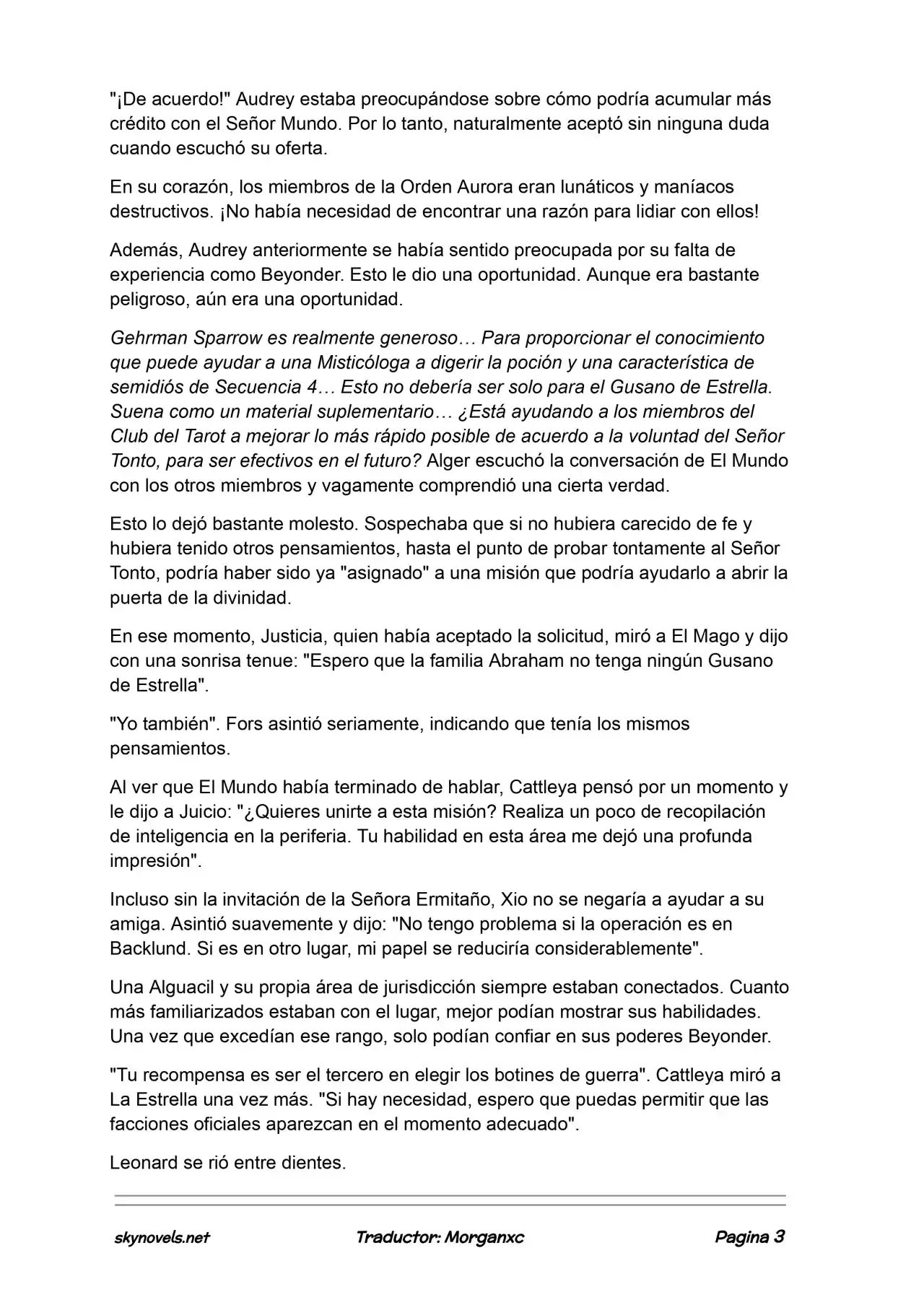 Lord Of The Mysteries (Novela) - Capítulo 1174 - Página 3 - LectorTMOo
