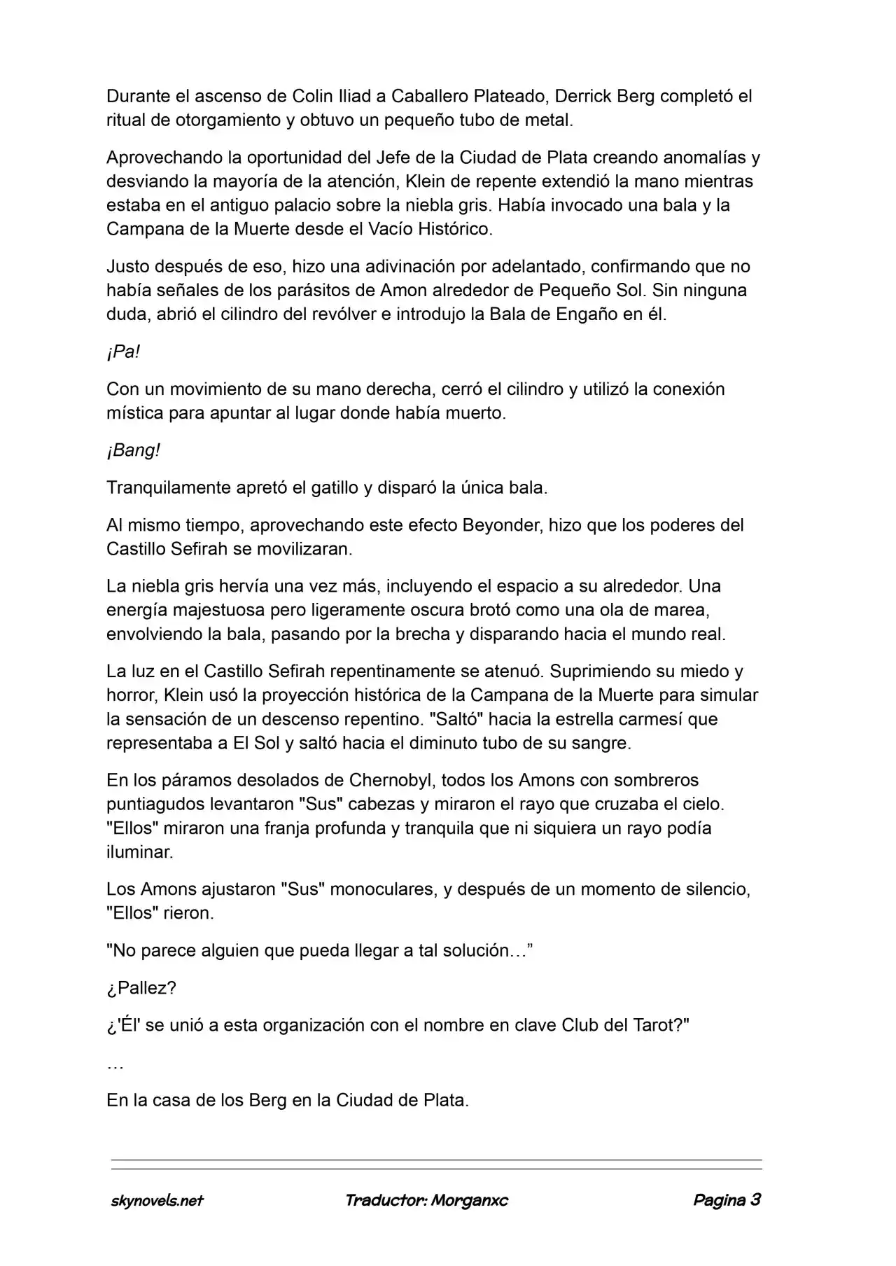 Lord Of The Mysteries (Novela) - Capítulo 1176 - Página 3 - LectorTMOo