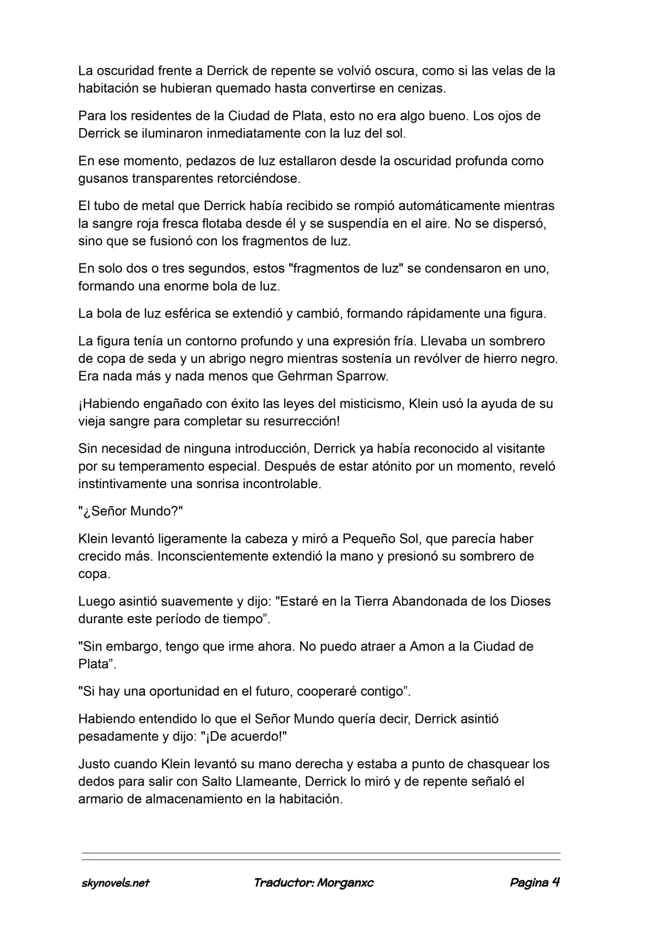 Lord Of The Mysteries (Novela) - Capítulo 1176 - Página 4 - LectorTMOo