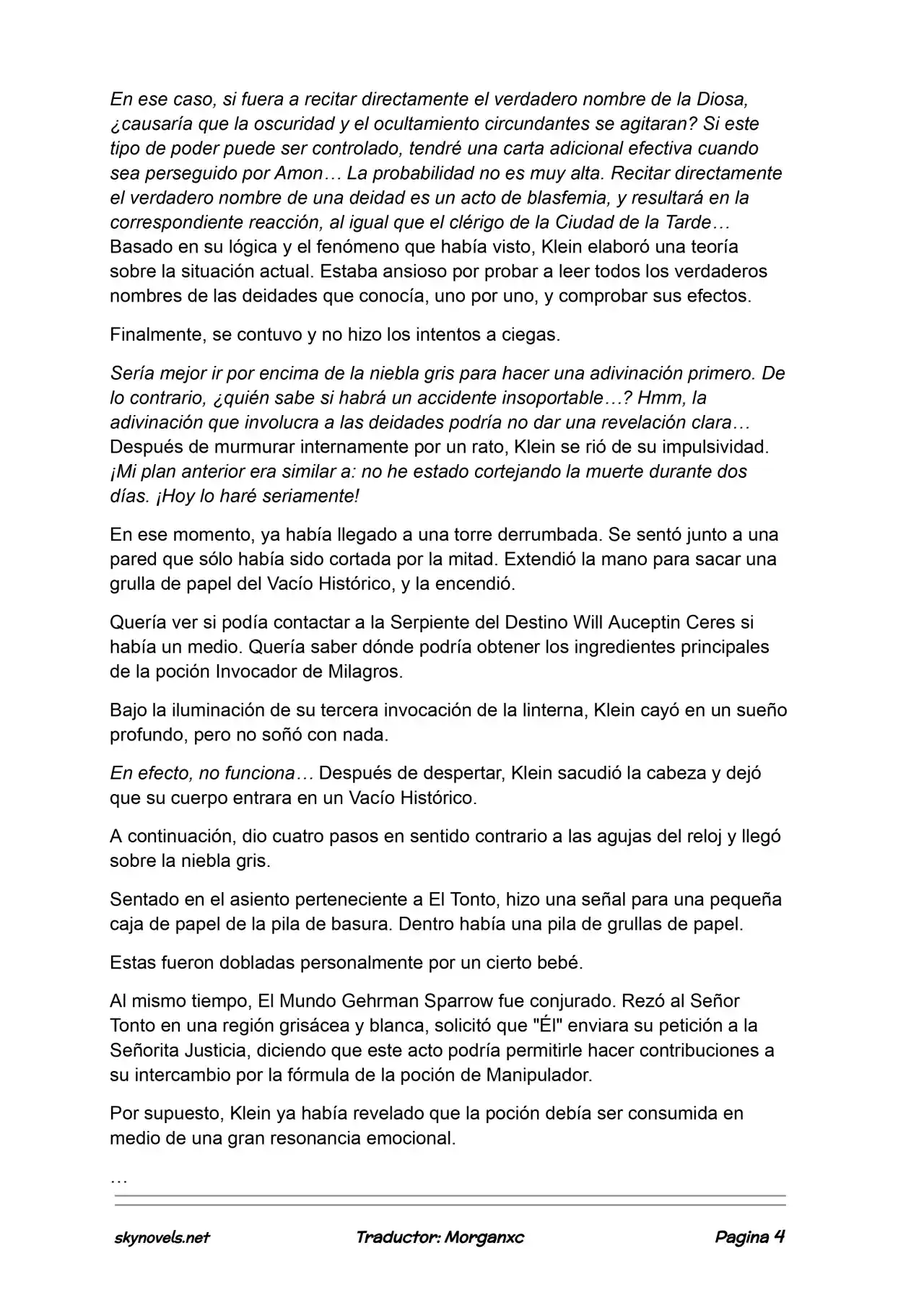 Lord Of The Mysteries (Novela) - Capítulo 1177 - Página 4 - LectorTMOo