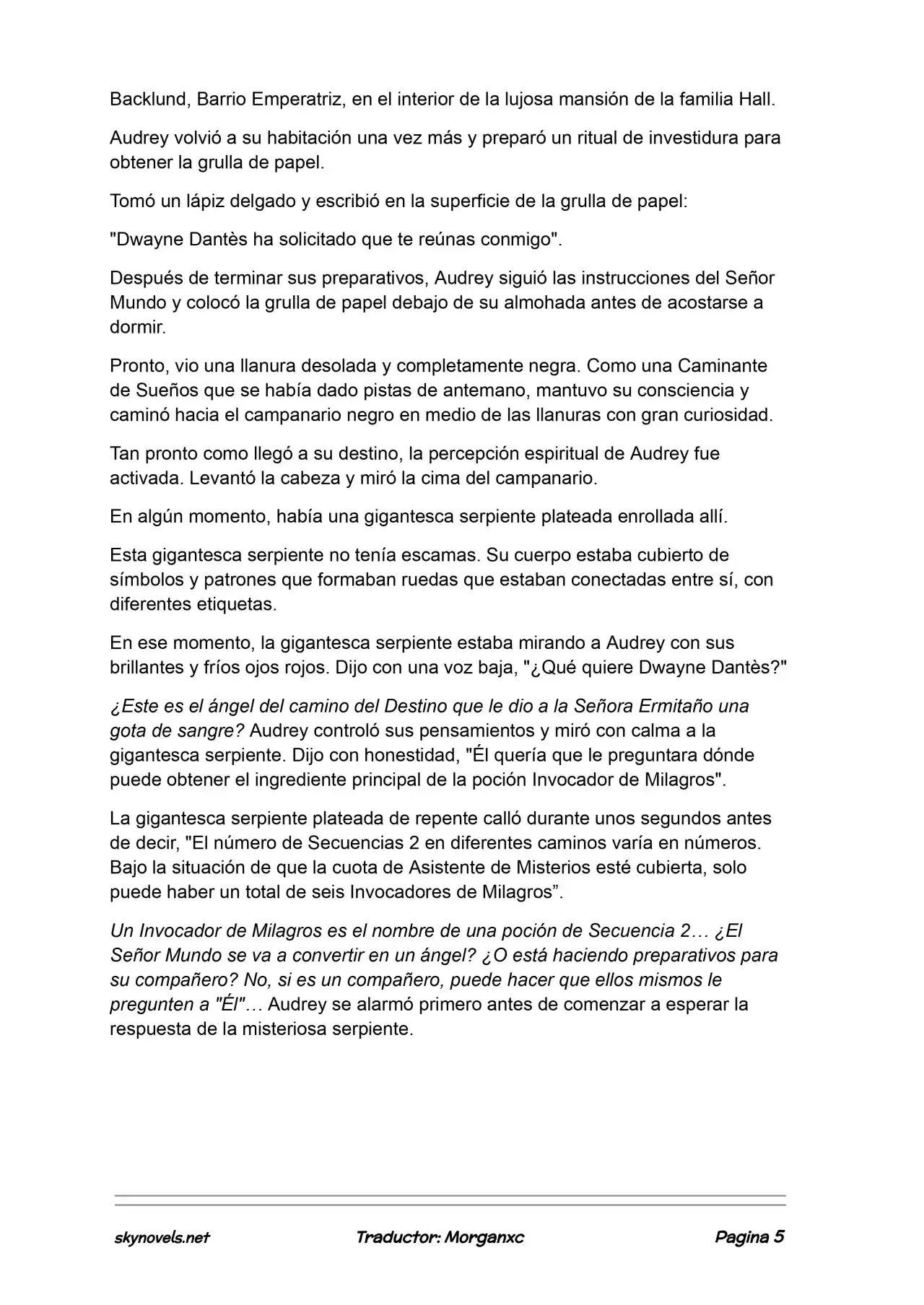 Lord Of The Mysteries (Novela) - Capítulo 1177 - Página 5 - LectorTMOo
