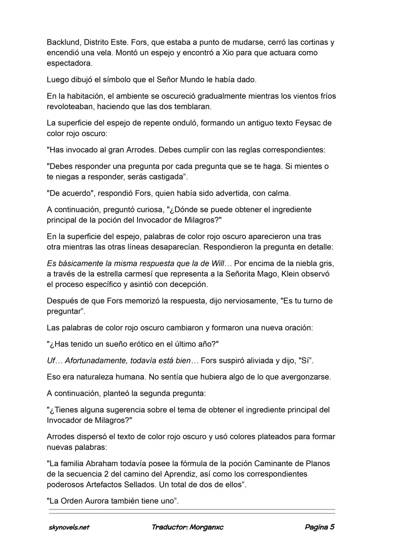 Lord Of The Mysteries (Novela) - Capítulo 1178 - Página 5 - LectorTMOo