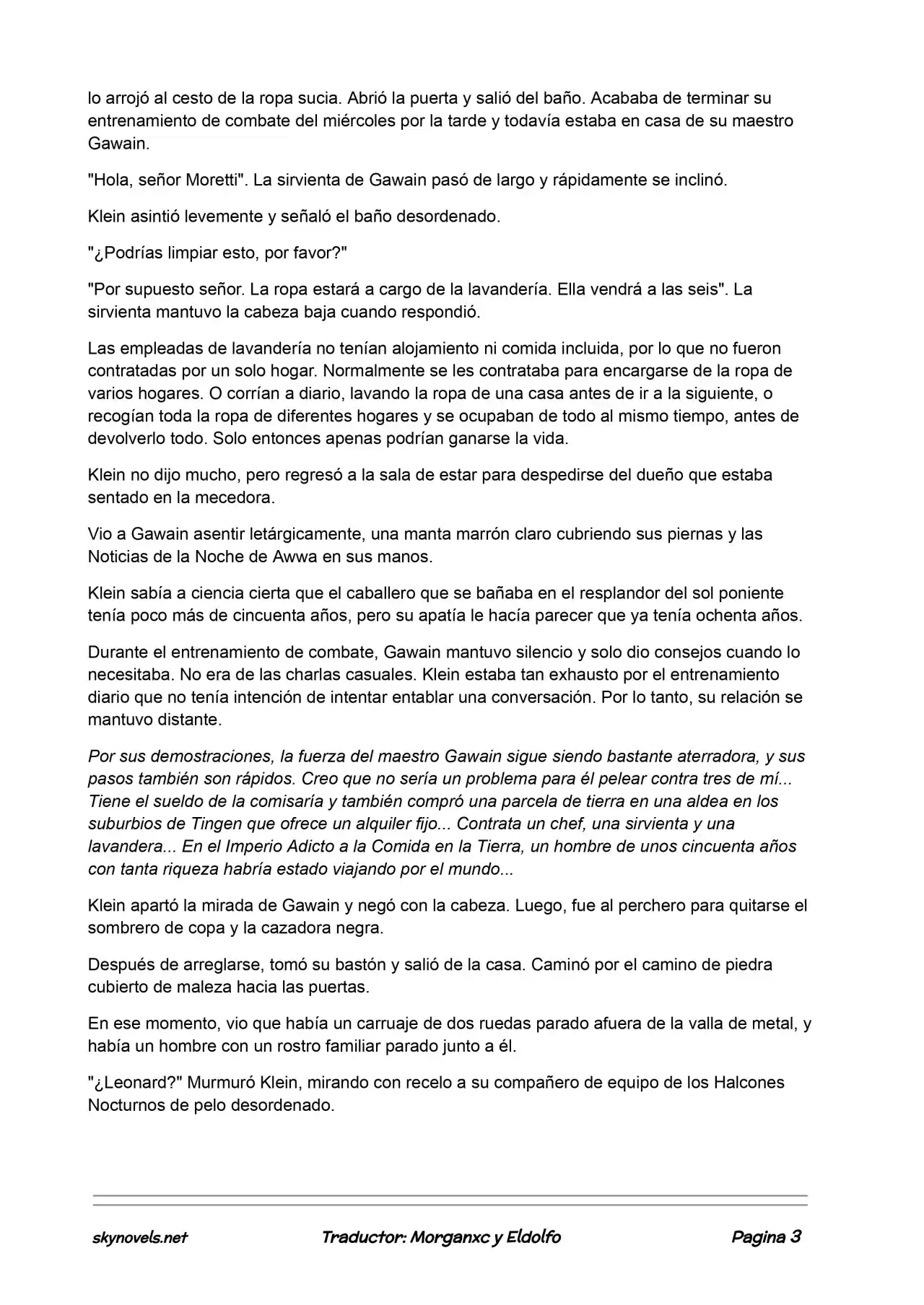 Lord Of The Mysteries (Novela) - Capítulo 118 - Página 3 - LectorTMOo