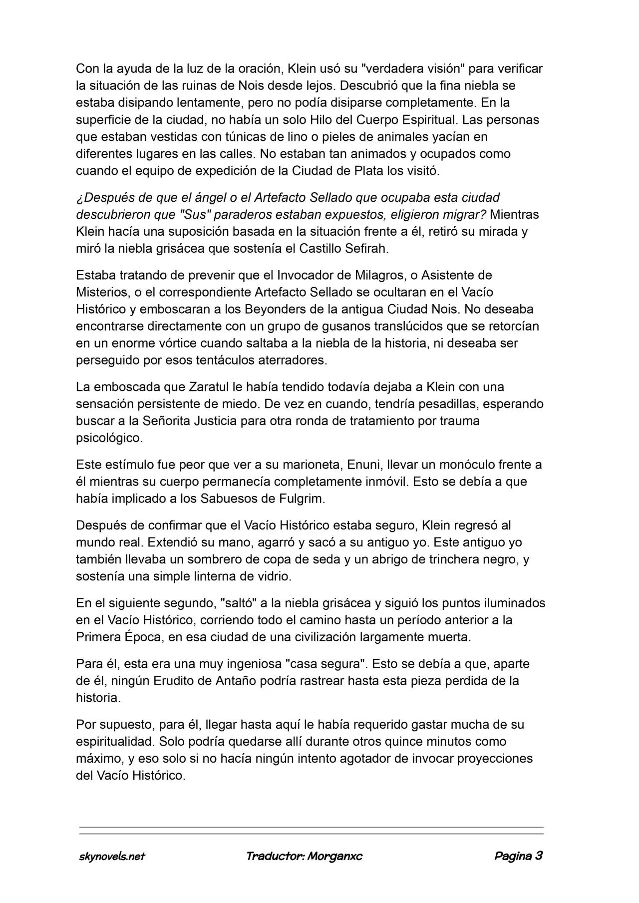 Lord Of The Mysteries (Novela) - Capítulo 1181 - Página 3 - LectorTMOo