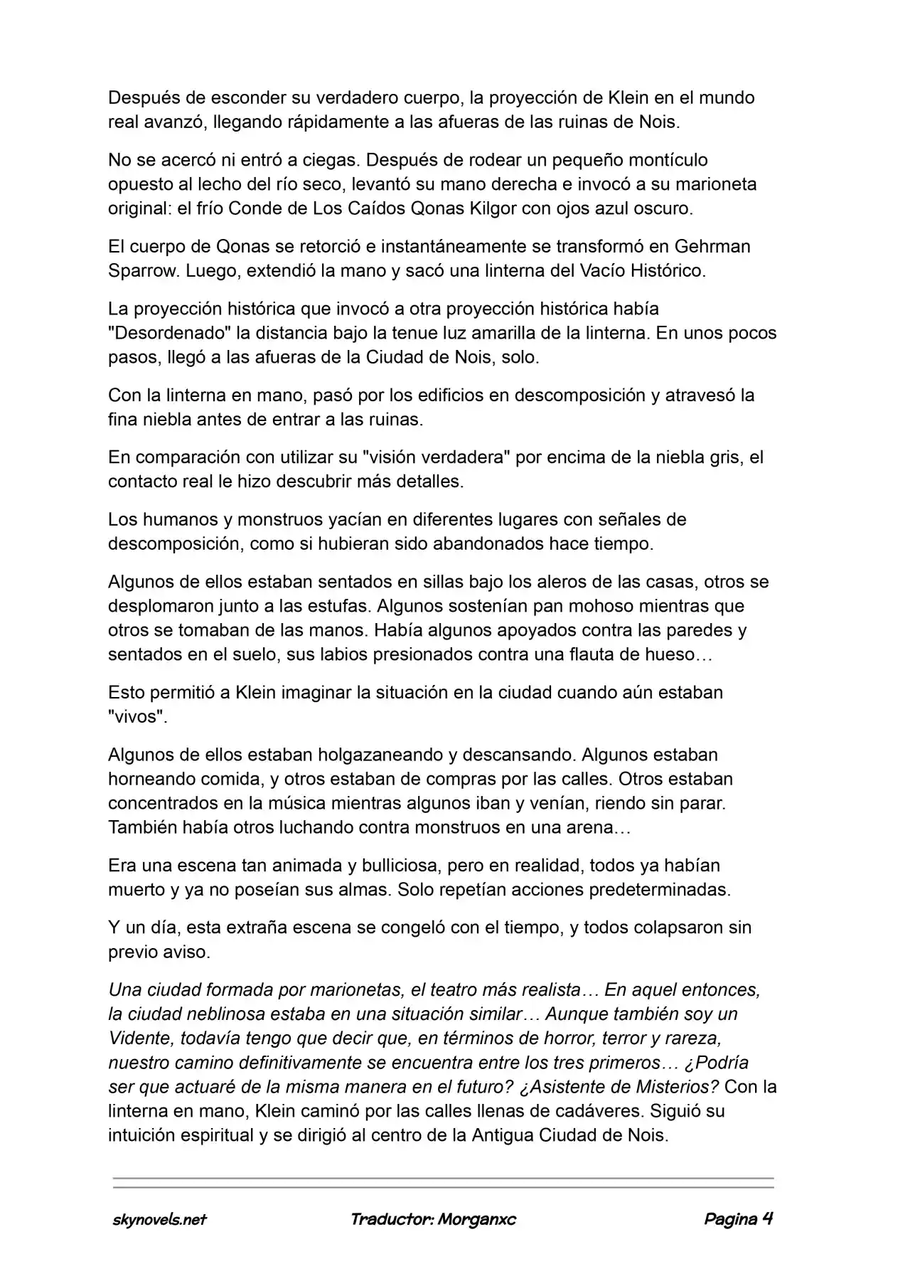 Lord Of The Mysteries (Novela) - Capítulo 1181 - Página 4 - LectorTMOo