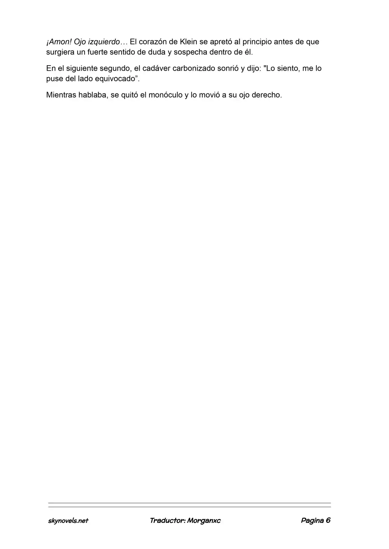 Lord Of The Mysteries (Novela) - Capítulo 1182 - Página 6 - LectorTMOo