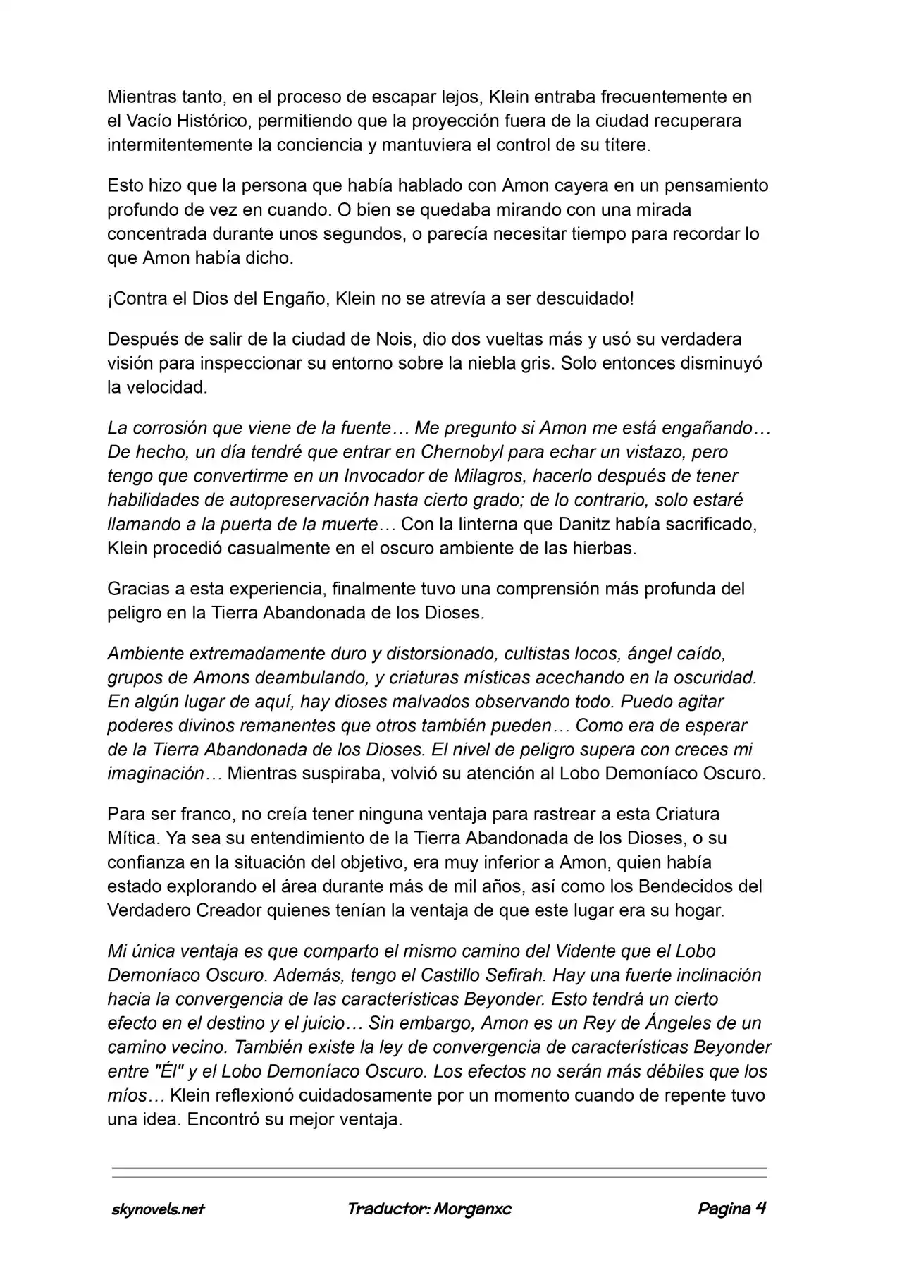 Lord Of The Mysteries (Novela) - Capítulo 1183 - Página 4 - LectorTMOo