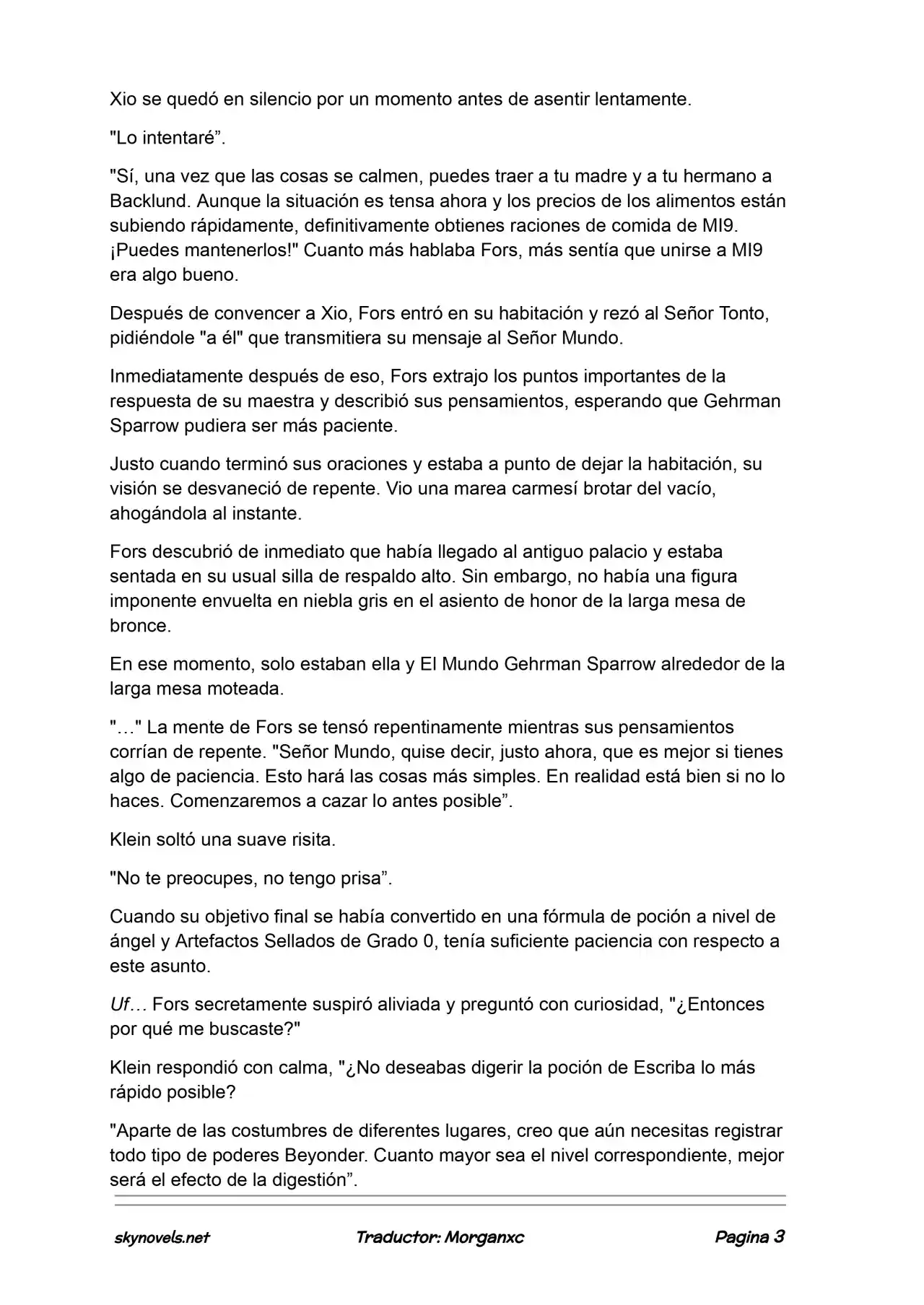 Lord Of The Mysteries (Novela) - Capítulo 1184 - Página 3 - LectorTMOo