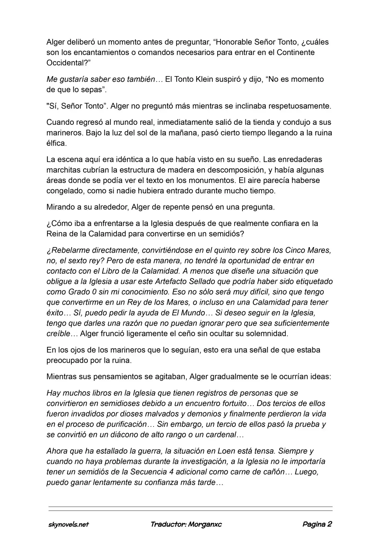 Lord Of The Mysteries (Novela) - Capítulo 1186 - Página 2 - LectorTMOo