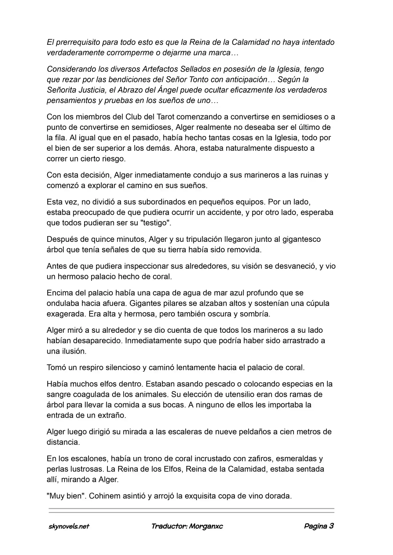 Lord Of The Mysteries (Novela) - Capítulo 1186 - Página 3 - LectorTMOo