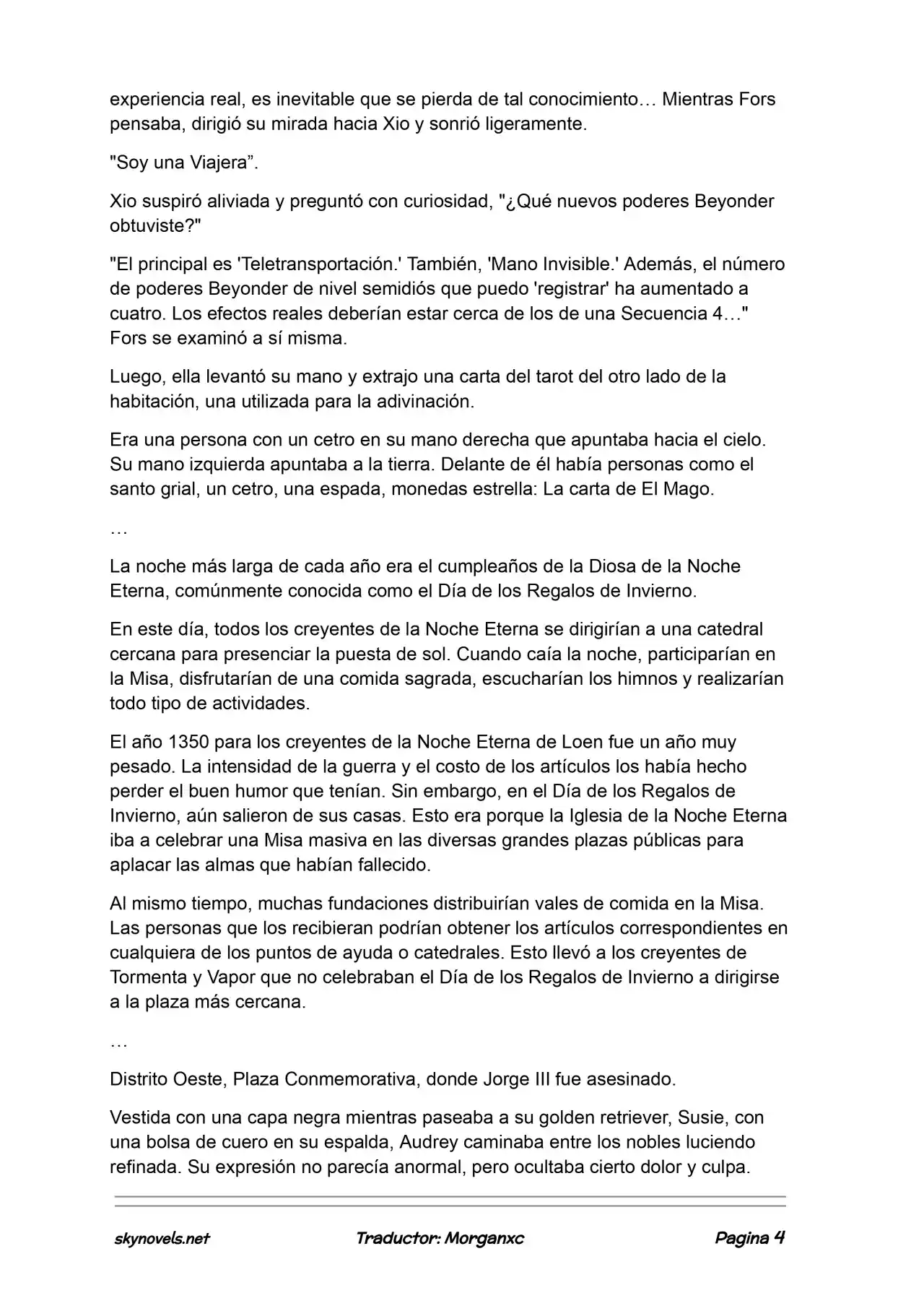 Lord Of The Mysteries (Novela) - Capítulo 1189 - Página 4 - LectorTMOo