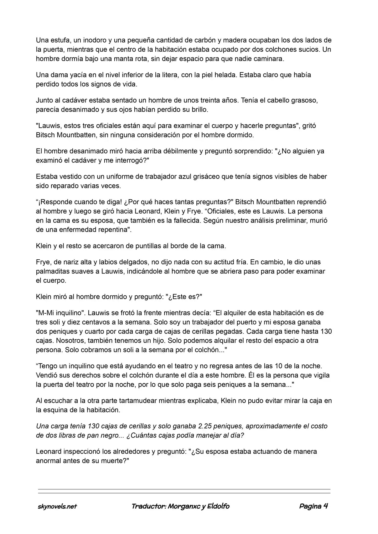 Lord Of The Mysteries (Novela) - Capítulo 119 - Página 4 - LectorTMOo